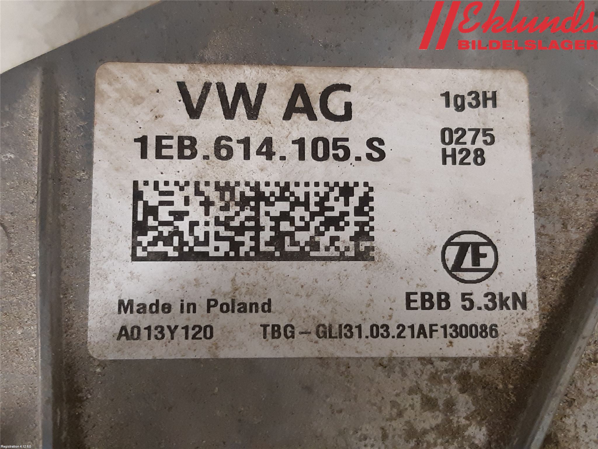 Skoda ENYAQ iV 21- Bromsservo