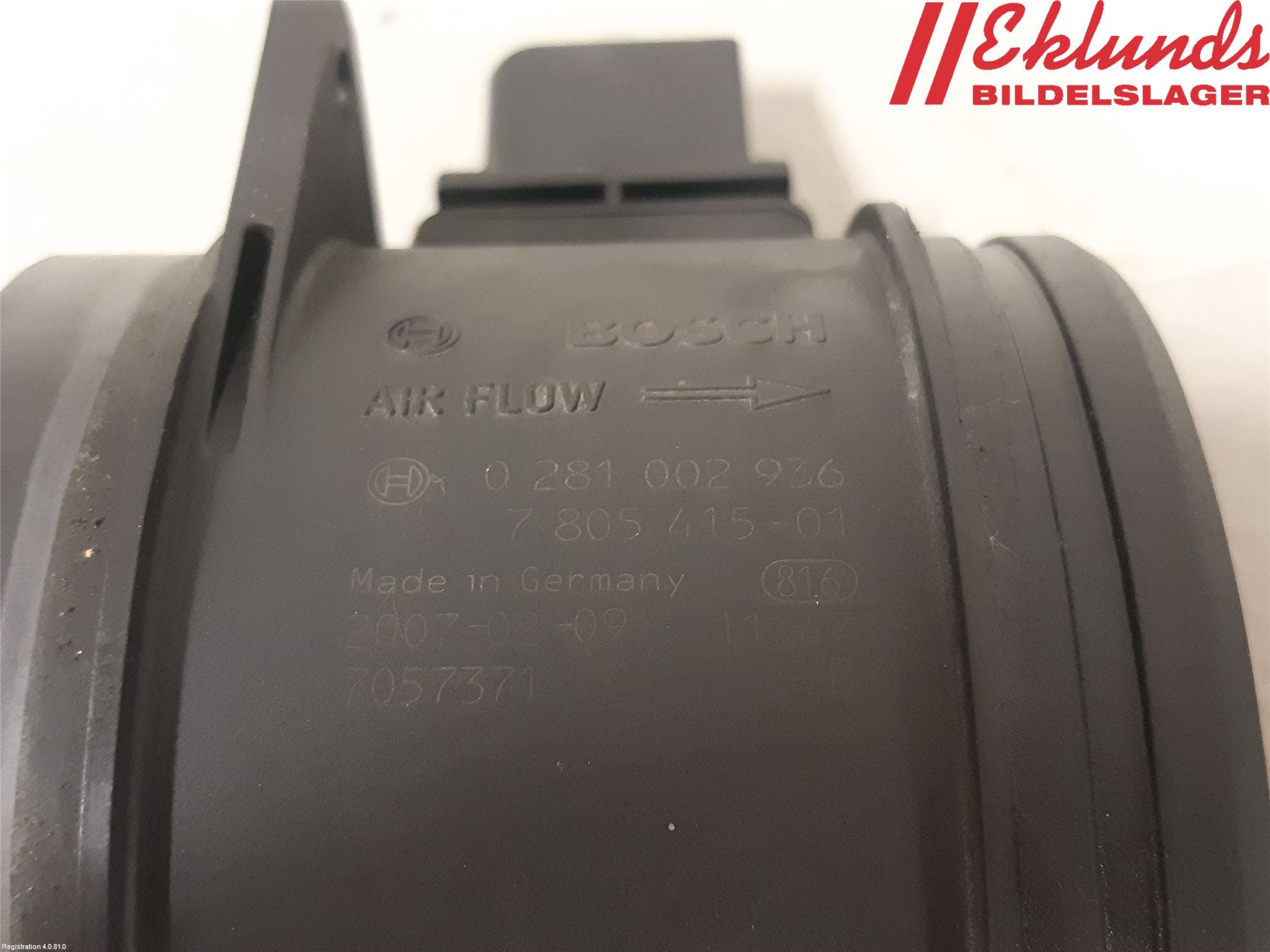 BMW 5 E60/61 Sed/Tou 02-10 Injluftmassamätare