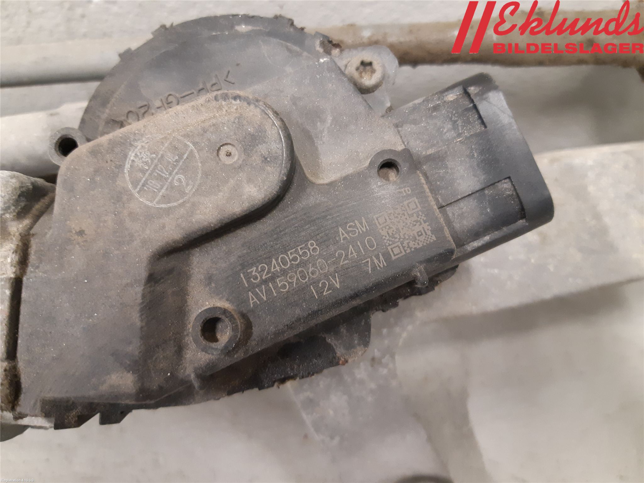 Saab 9-5 10-12 Torkarmotor Vindruta