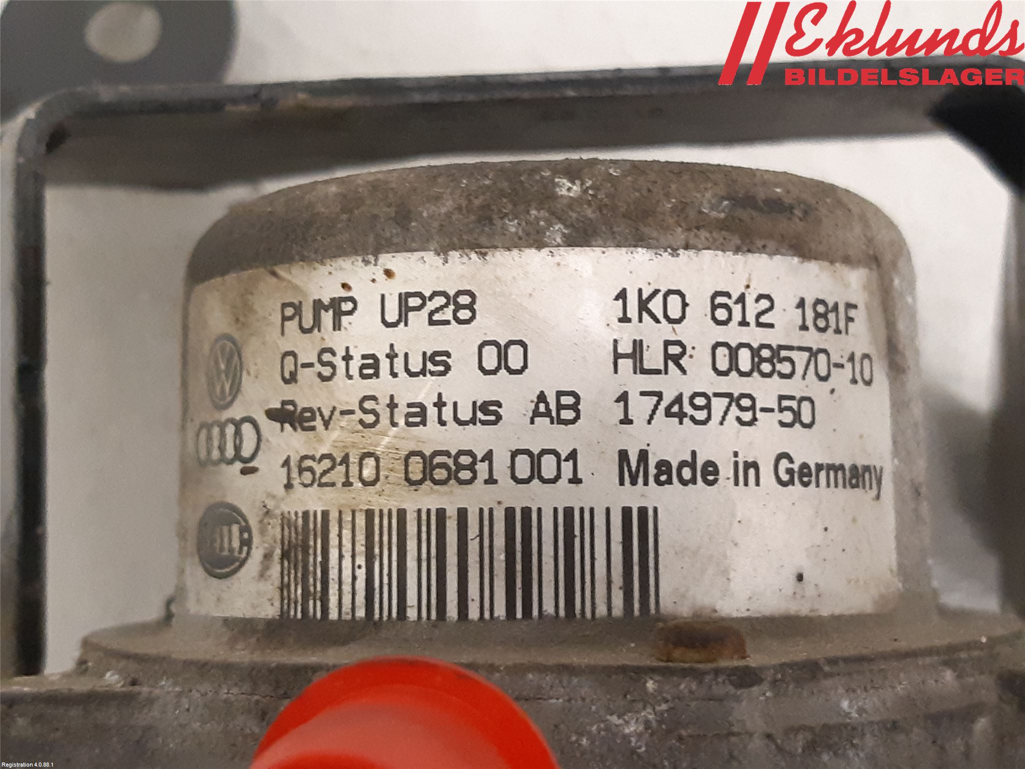 Seat ATECA 16->> Vakuumpump