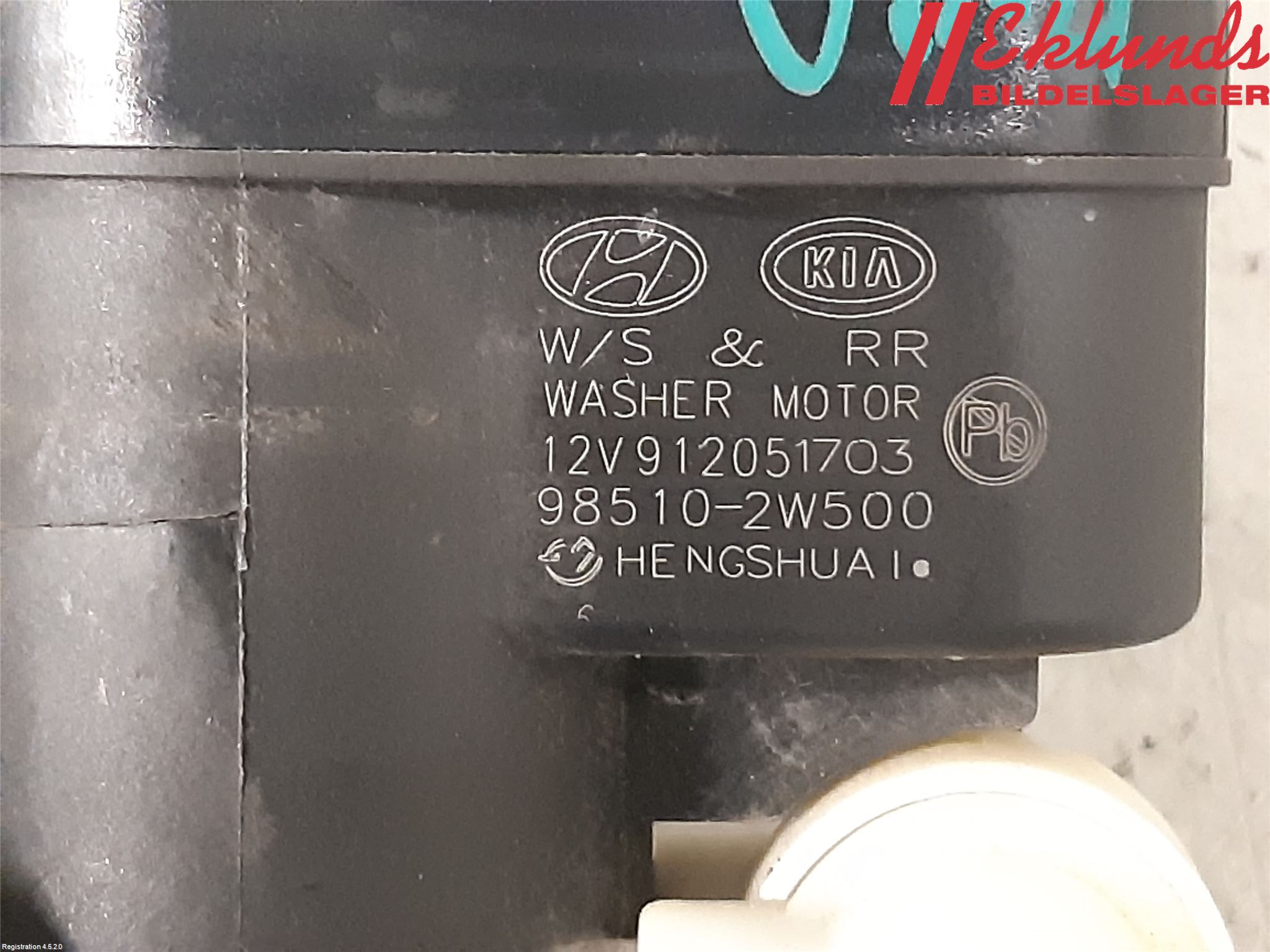 Kia PICANTO 17- Spolarpump Vindruta