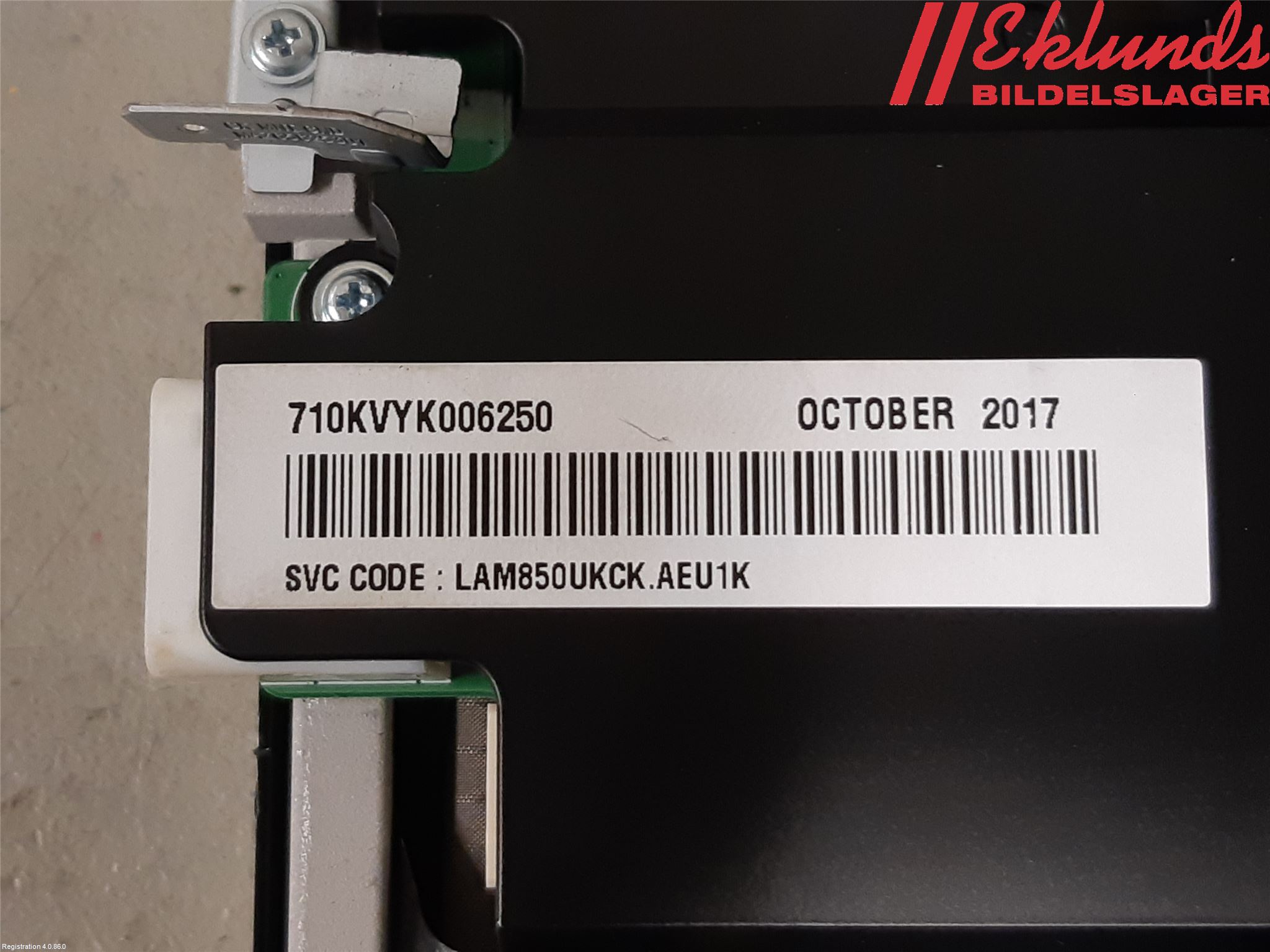 Kia STINGER 18- Bildskärm