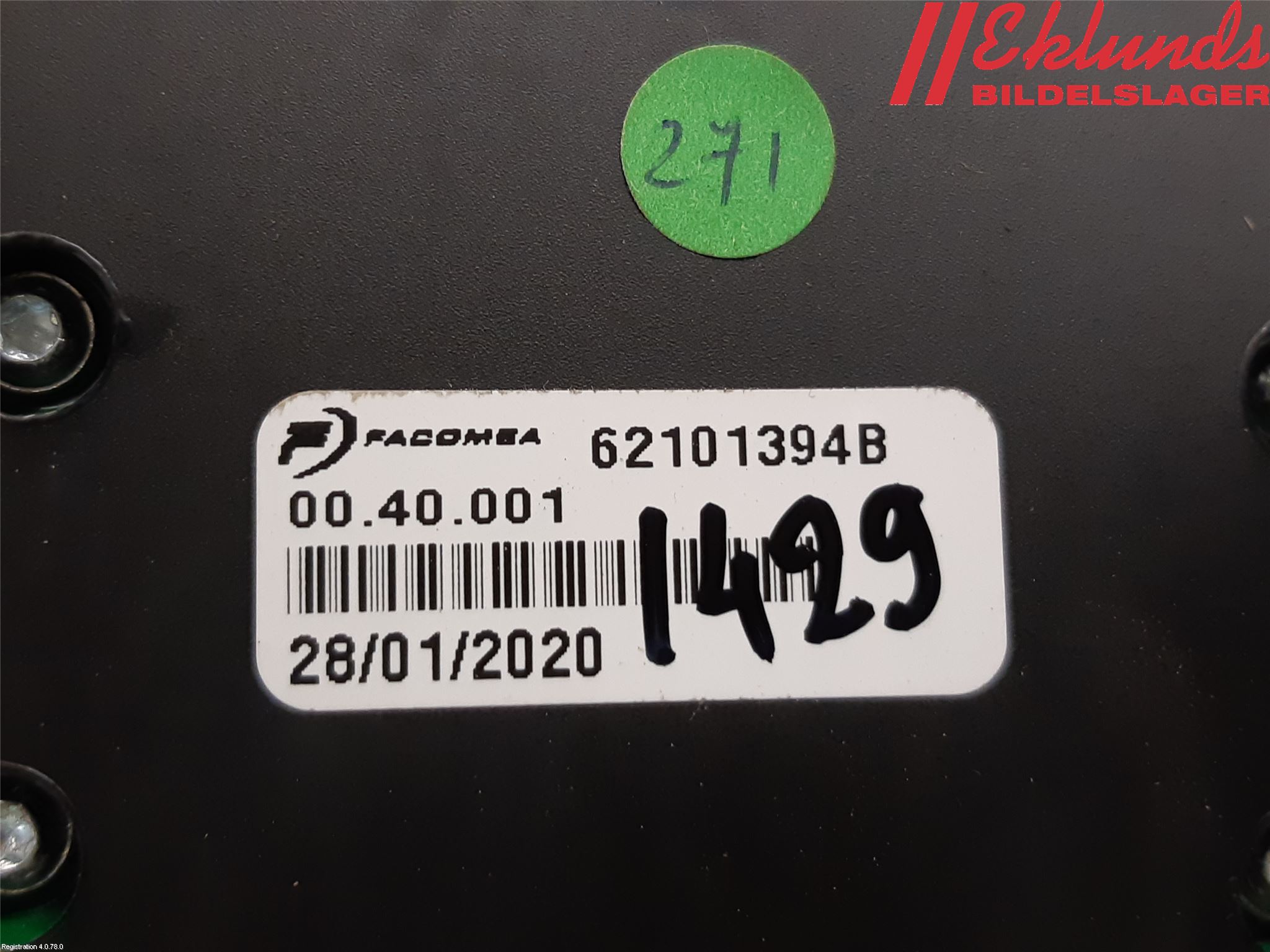 Mopedbil Chatenet CHATANET CH46 Instrument Komb