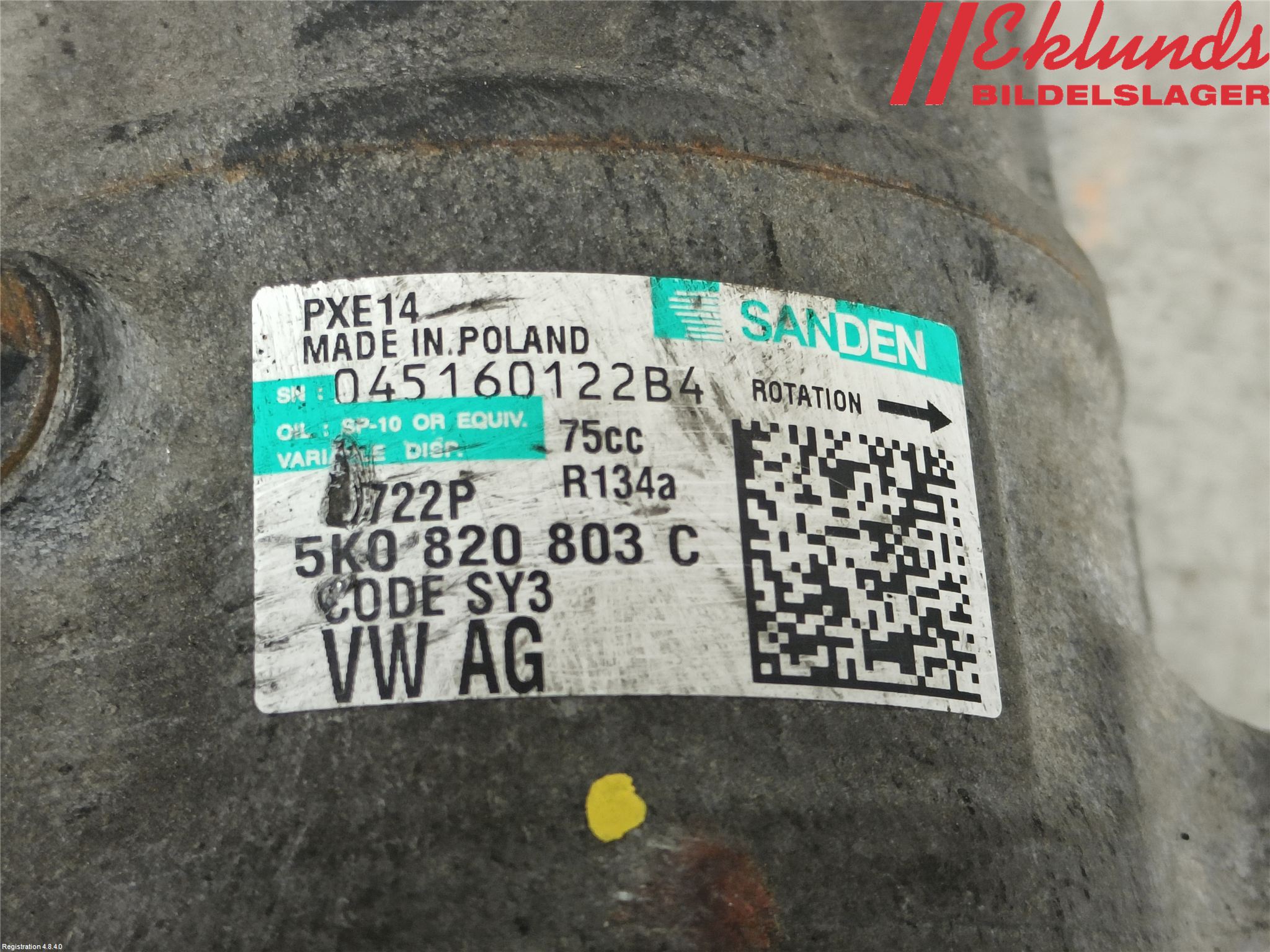 Audi A1/S1 11-18 Ac Kompressor