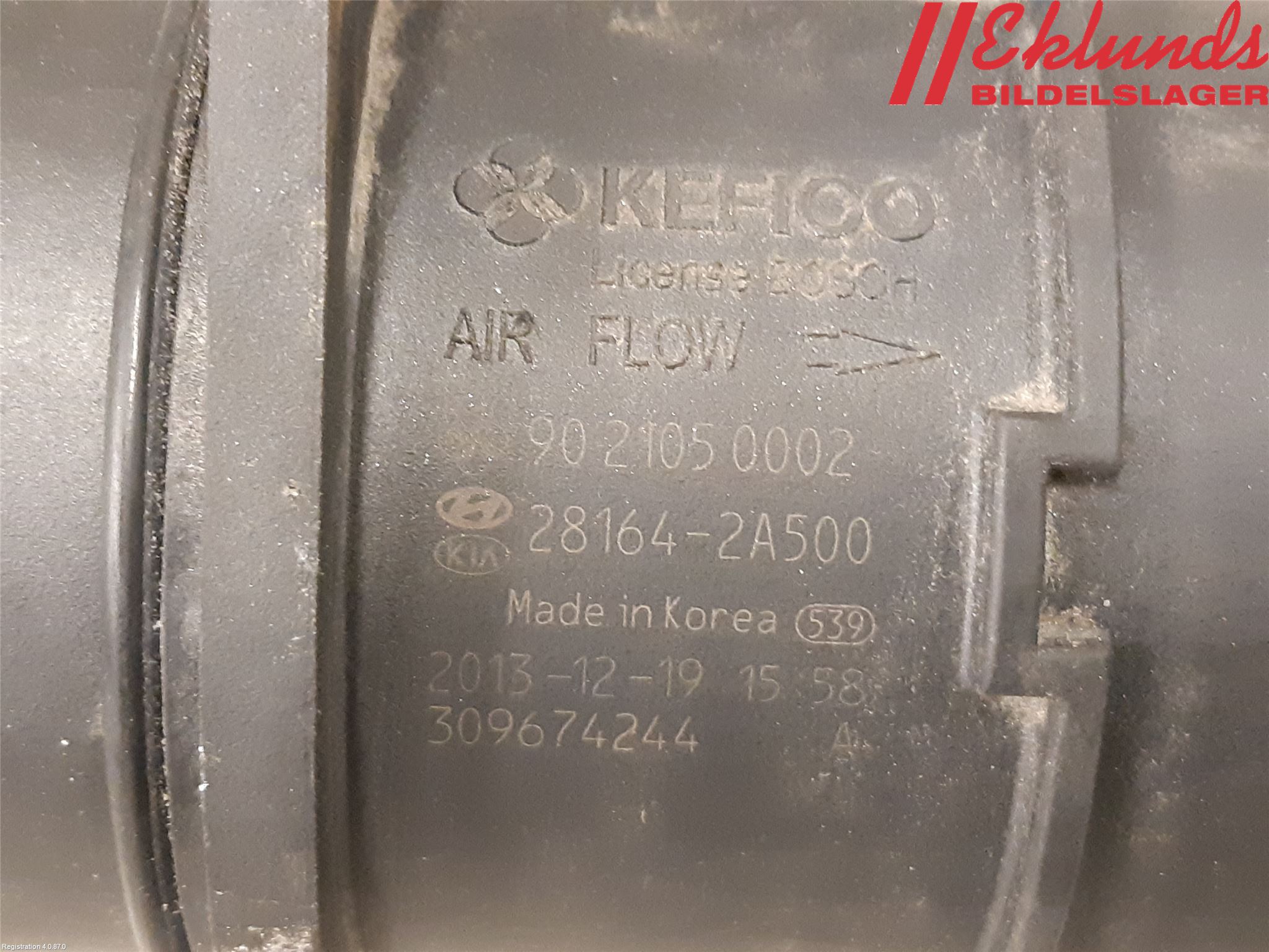 Kia CEED 12-18 Injluftmassamätare