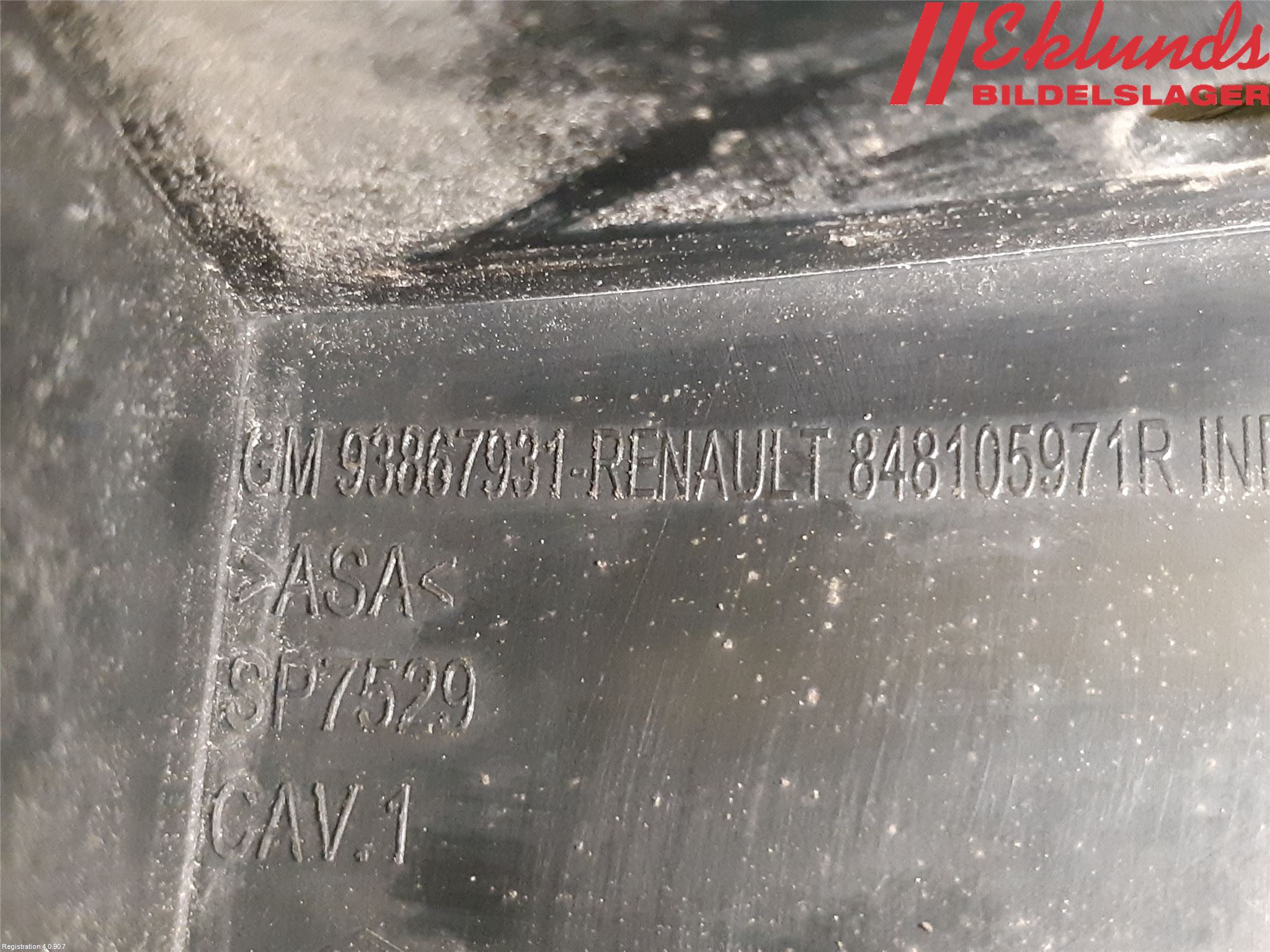 Opel VIVARO 15-19 List Bak-Baklucka