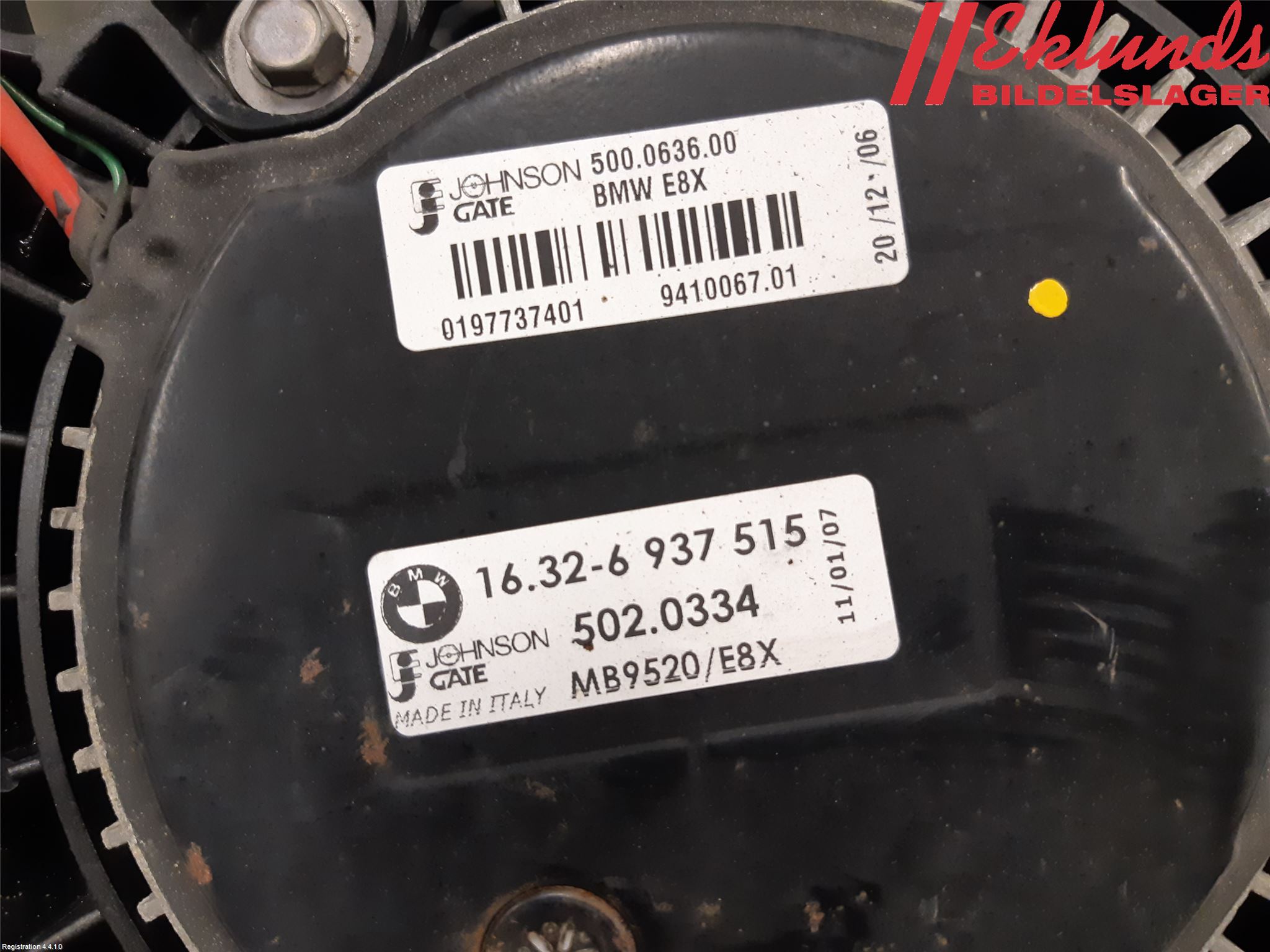 BMW 3 E92/93 Coupé/Cab 05-14 Kylfläkt El