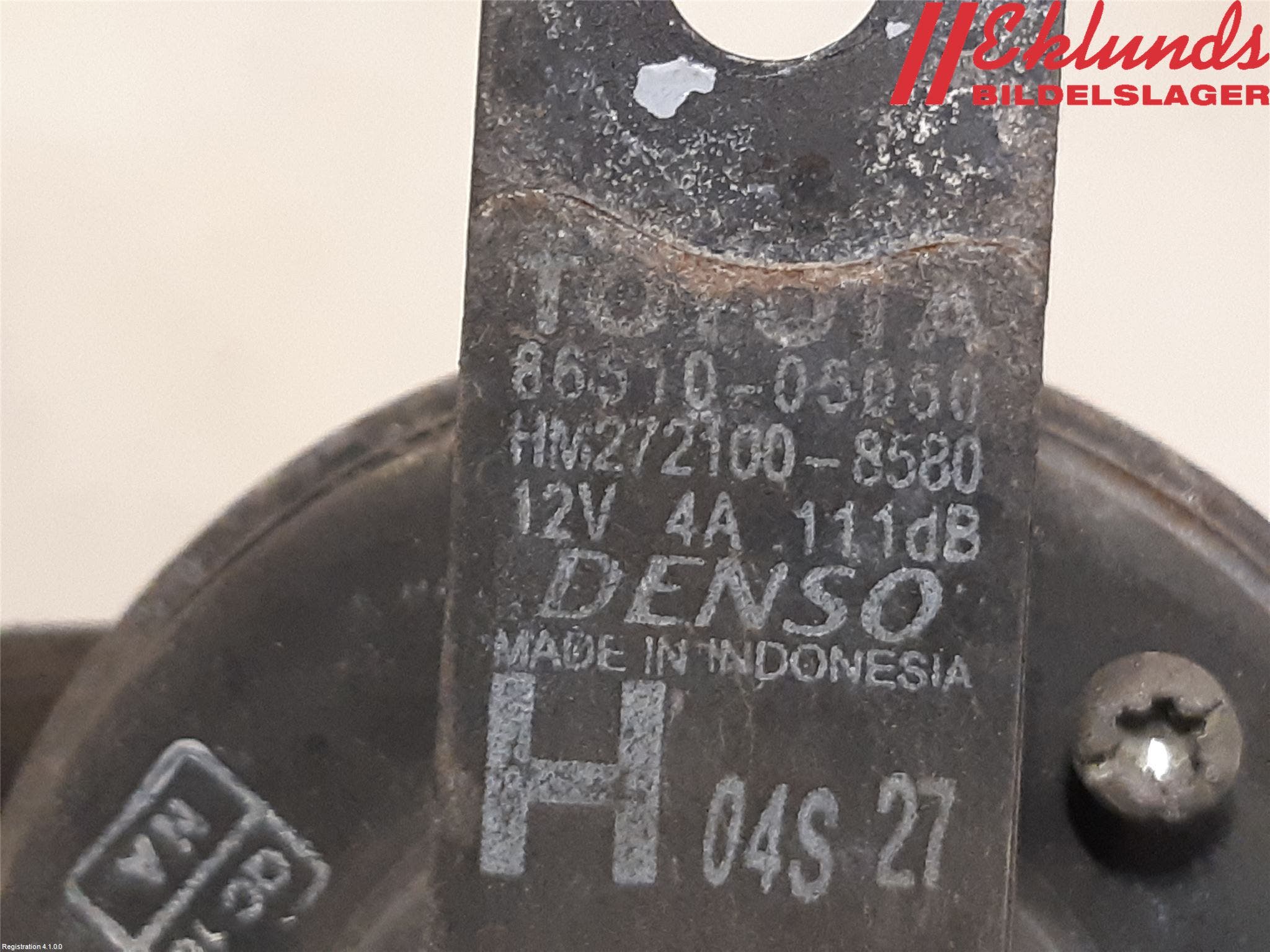 Toyota AVENSIS 16-18 Signalhorn