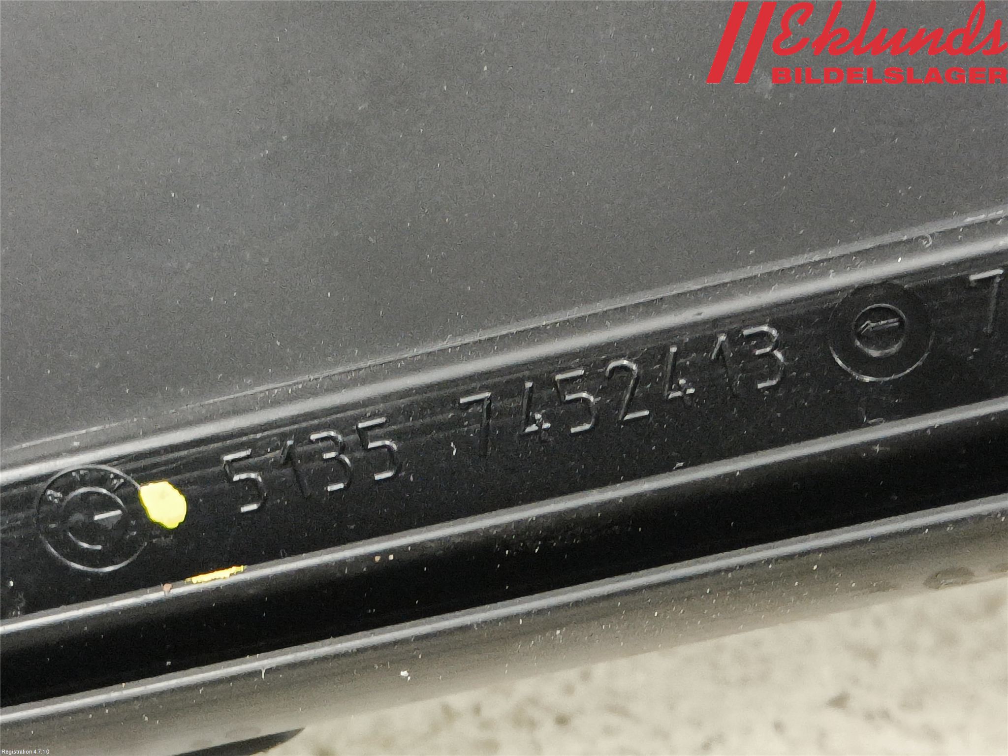 BMW 1 F40 19- Dörruta Bak Lilla Vä