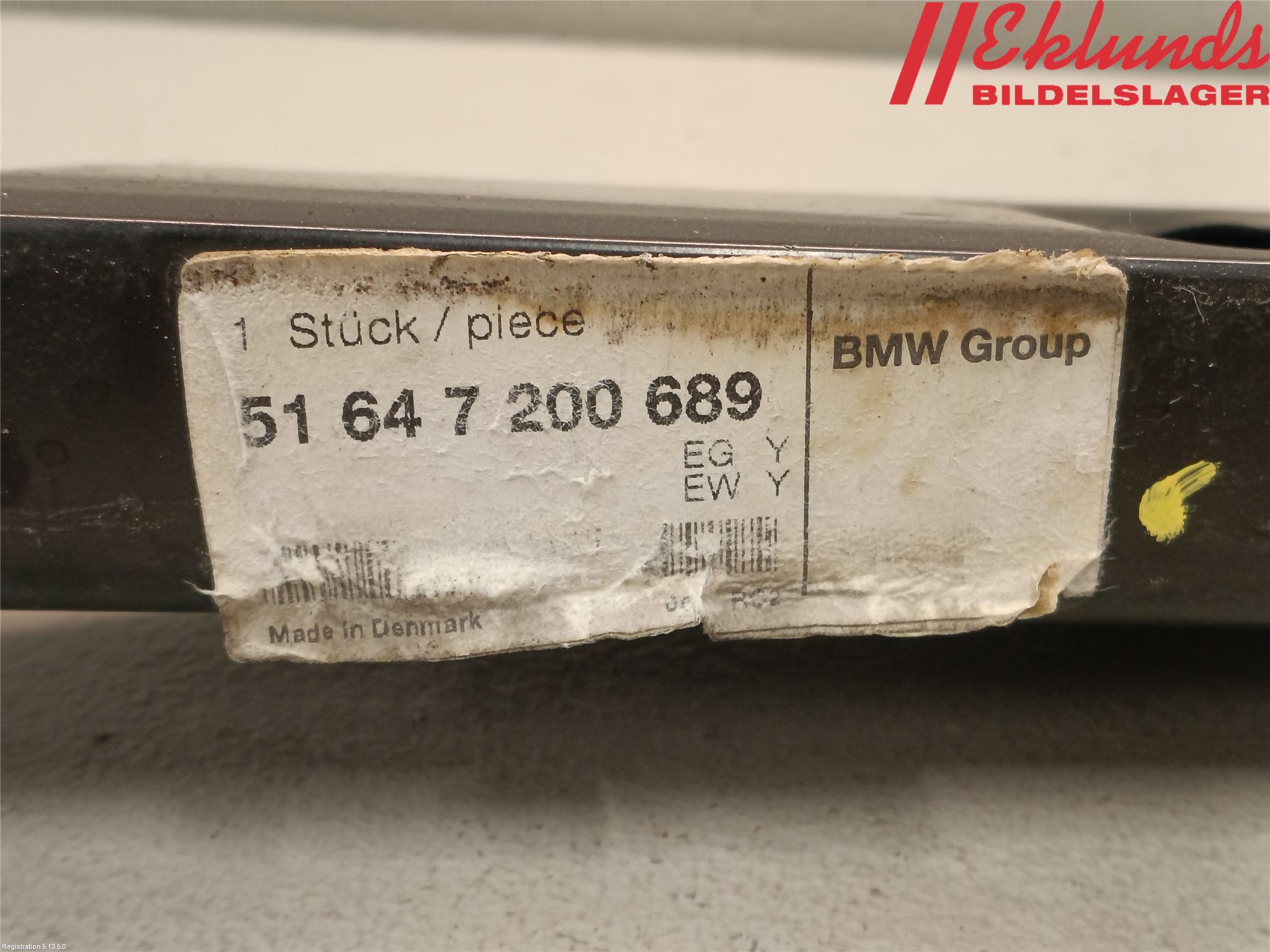 BMW 5 F10/F11/F18 09-17 Frontplåt