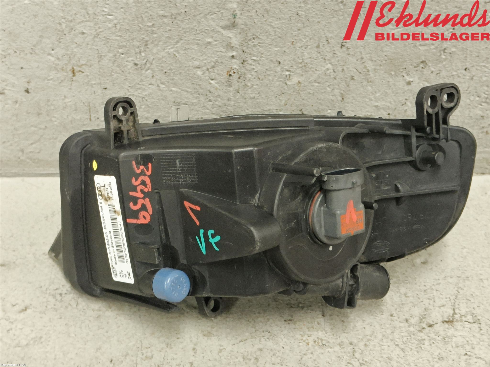 Audi A4 12-15 Dimljus-Varselljus Fram