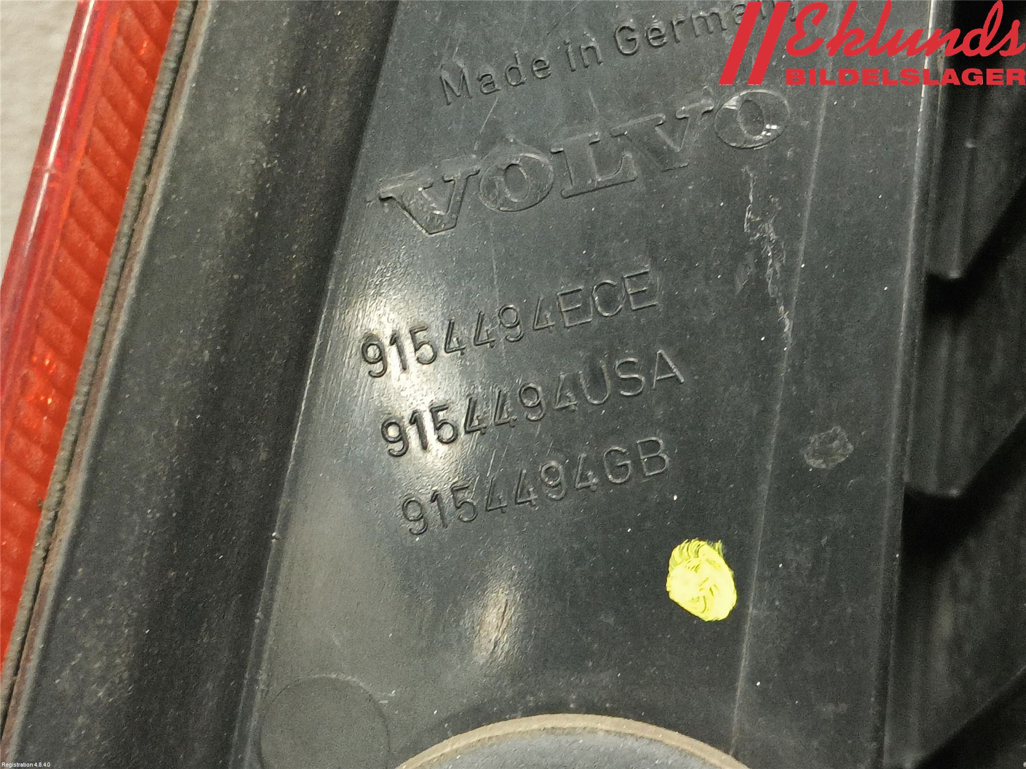 Volvo V70 00-04 Bakljus Höger