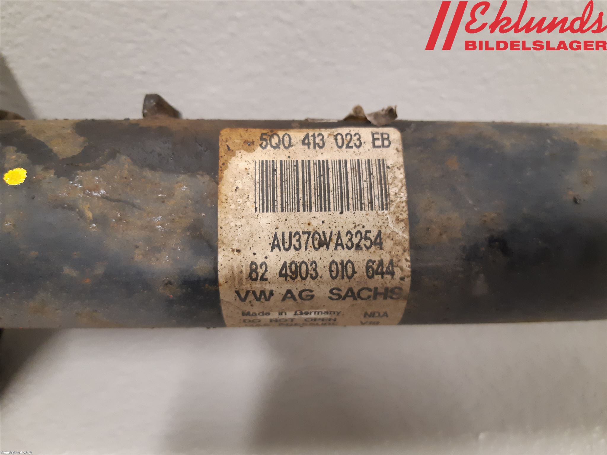 Audi A3/S3 8V 13-20 Fjäderben Fram Vänster