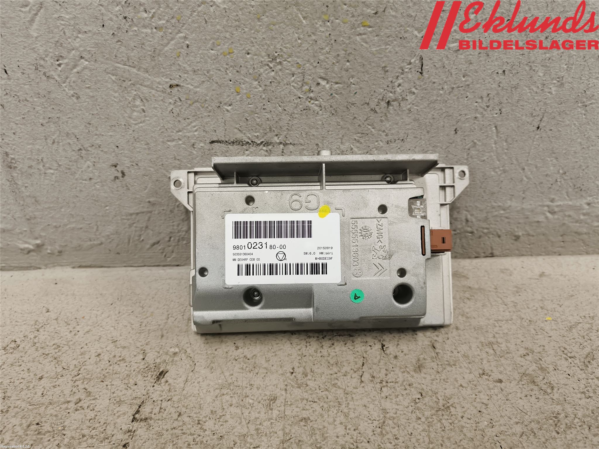 Peugeot EXPERT 15-16 Bildskärm