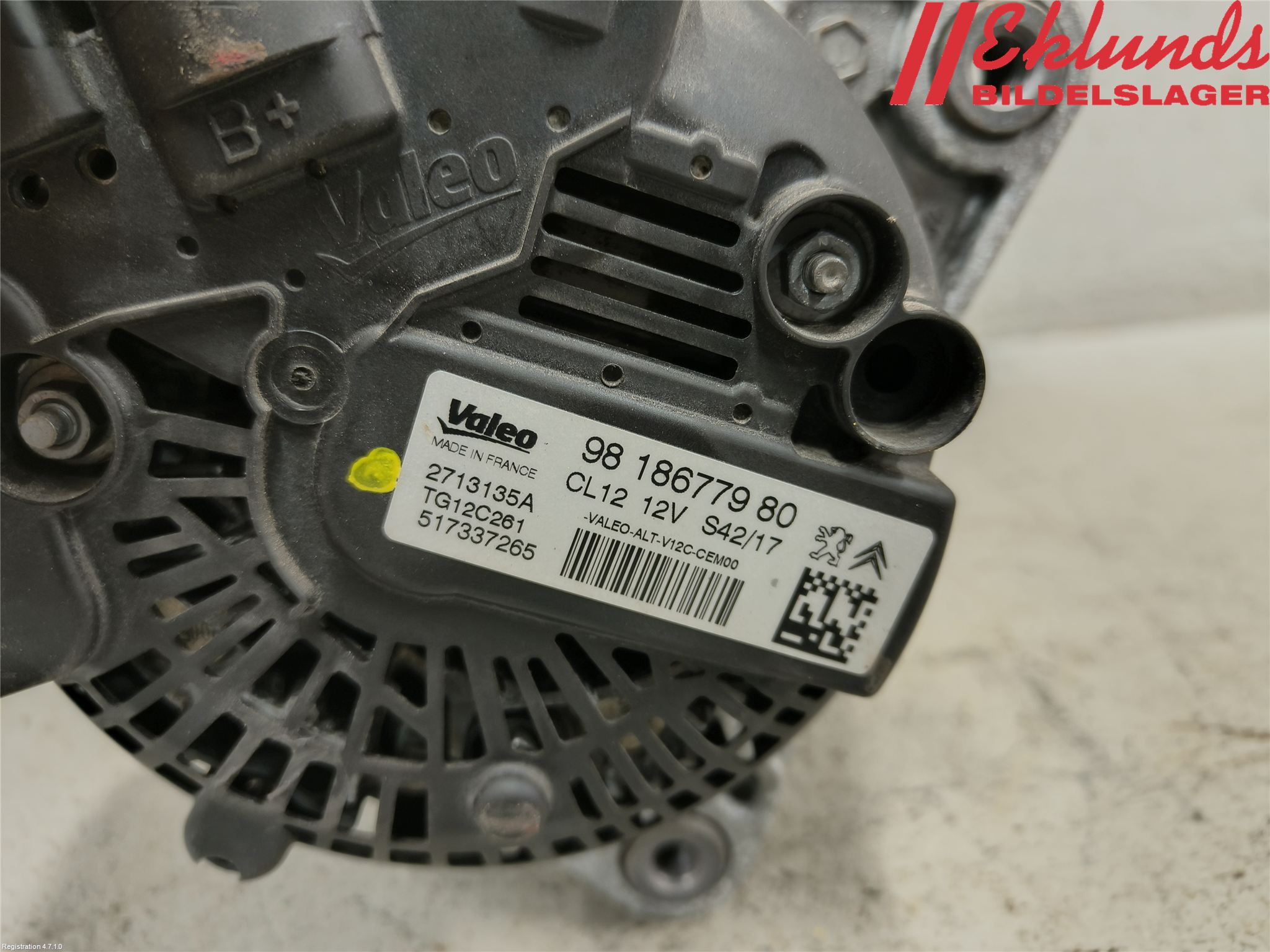 Peugeot PEUGOT 208 16-19 Generator