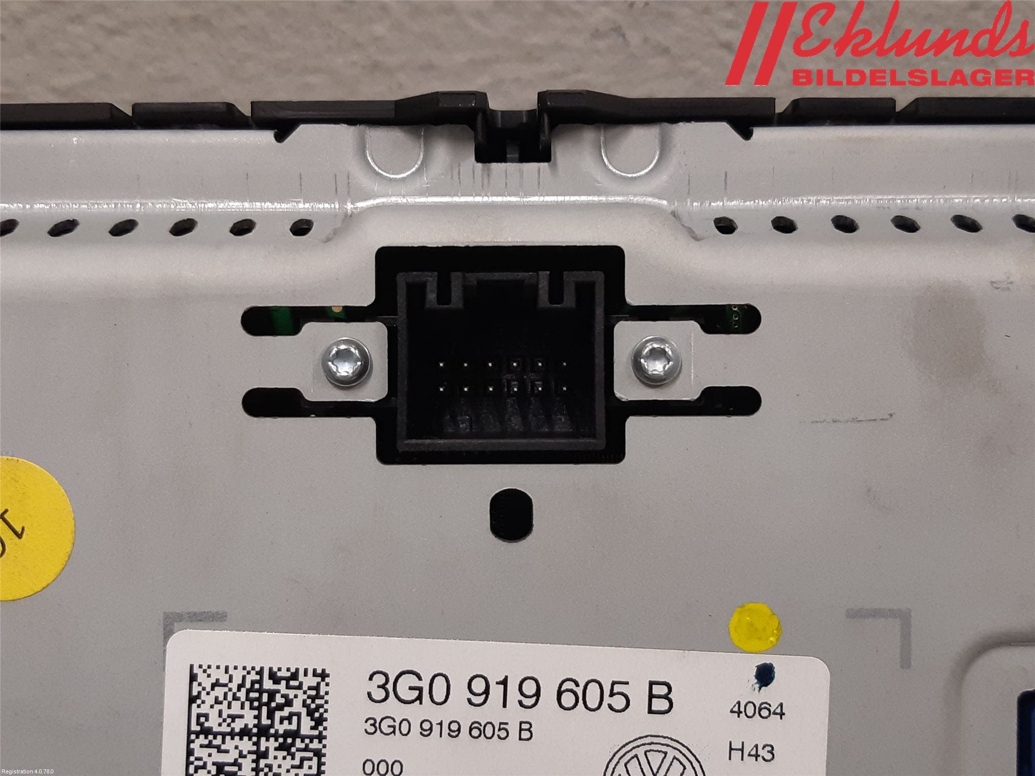 Volkswagen VW GOLF / E-GOLF VII 13-20 Cd Radio - Multimediapanel