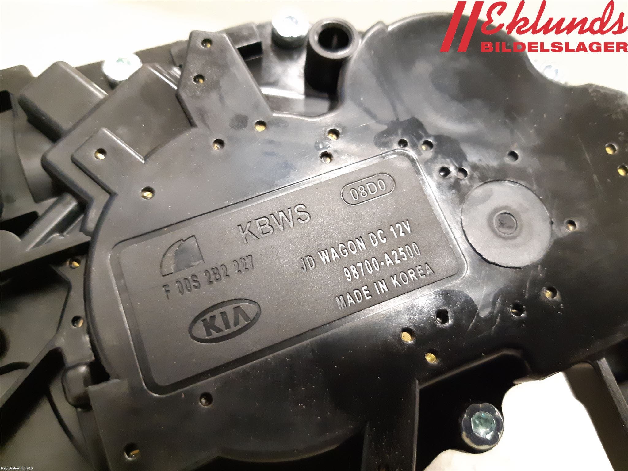 Kia CEED 12-18 Torkarmotor Baklucka