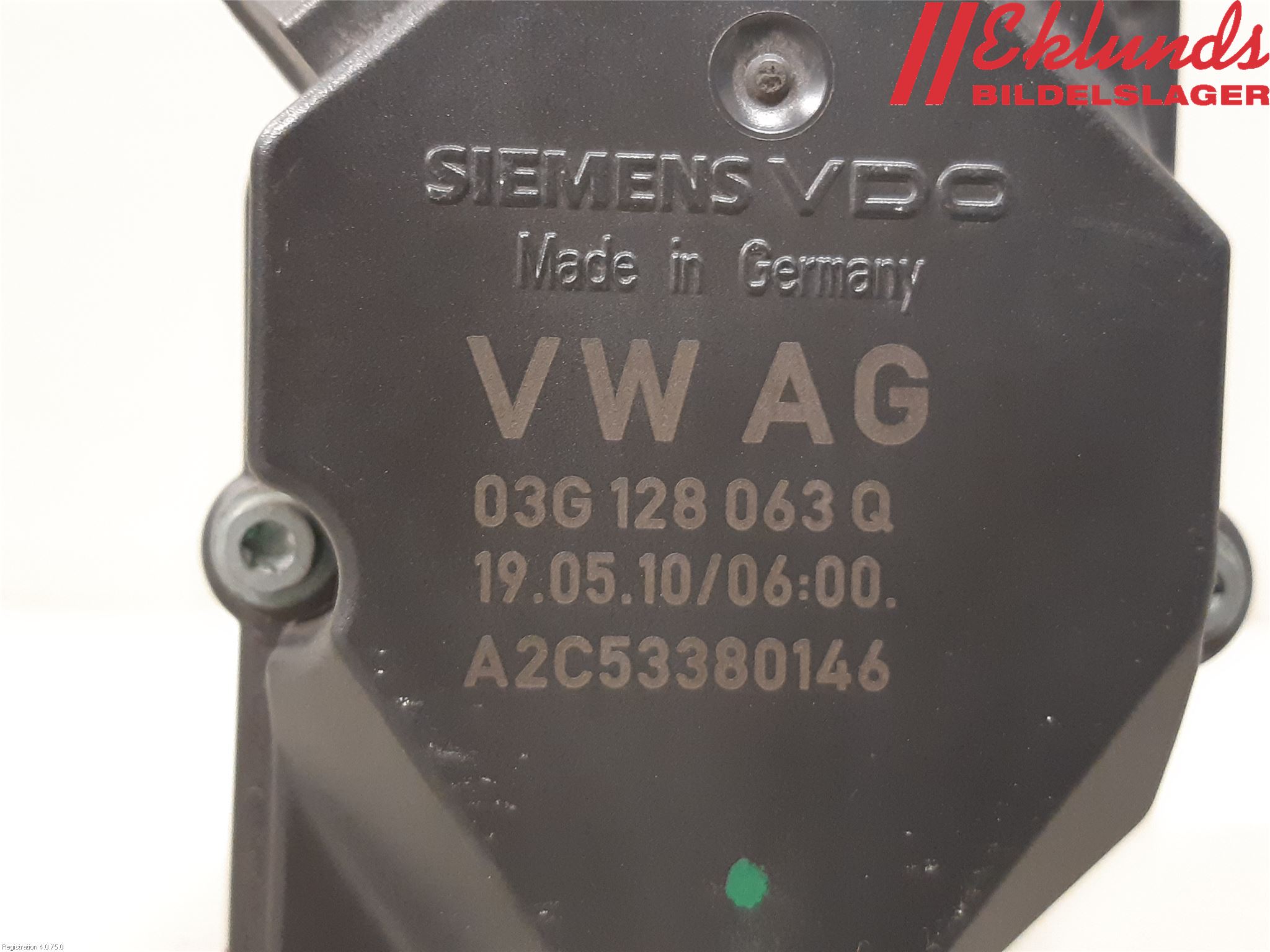 Volkswagen VW CADDY      04-10 Injspjällhus