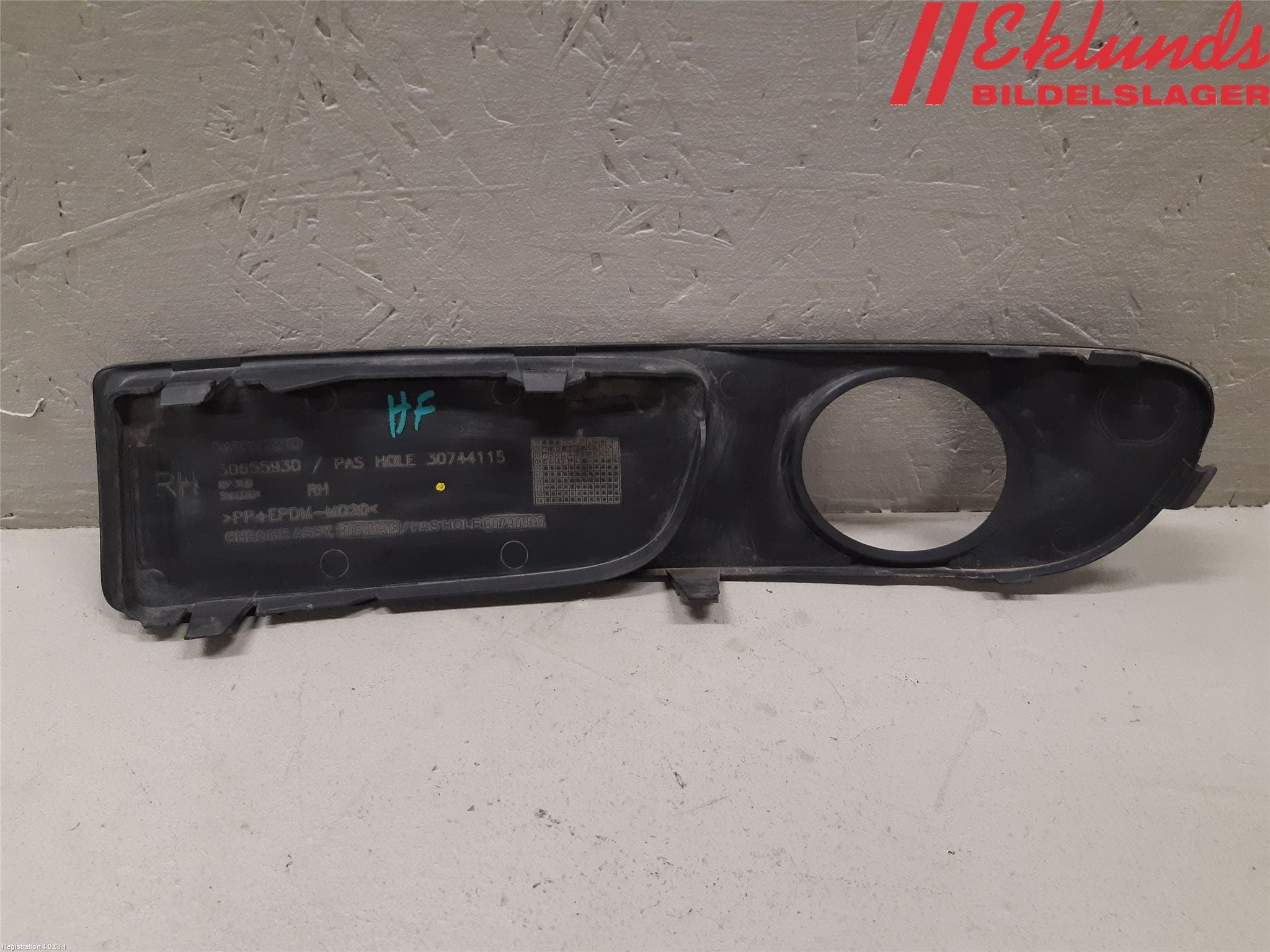 Volvo S80 07-13 Dimljussarg Fram