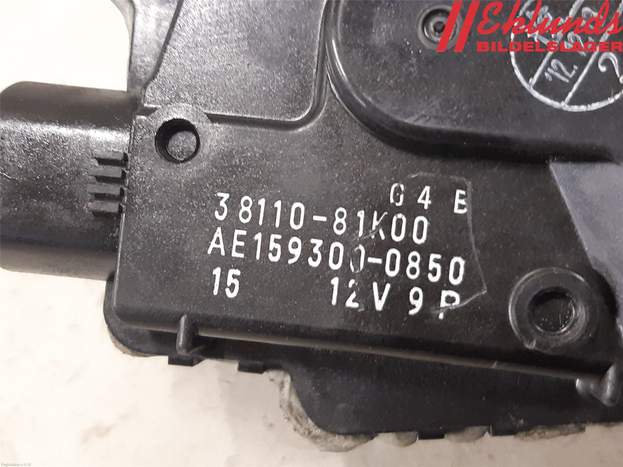 Suzuki SX4 10-13 Torkarmotor Vindruta