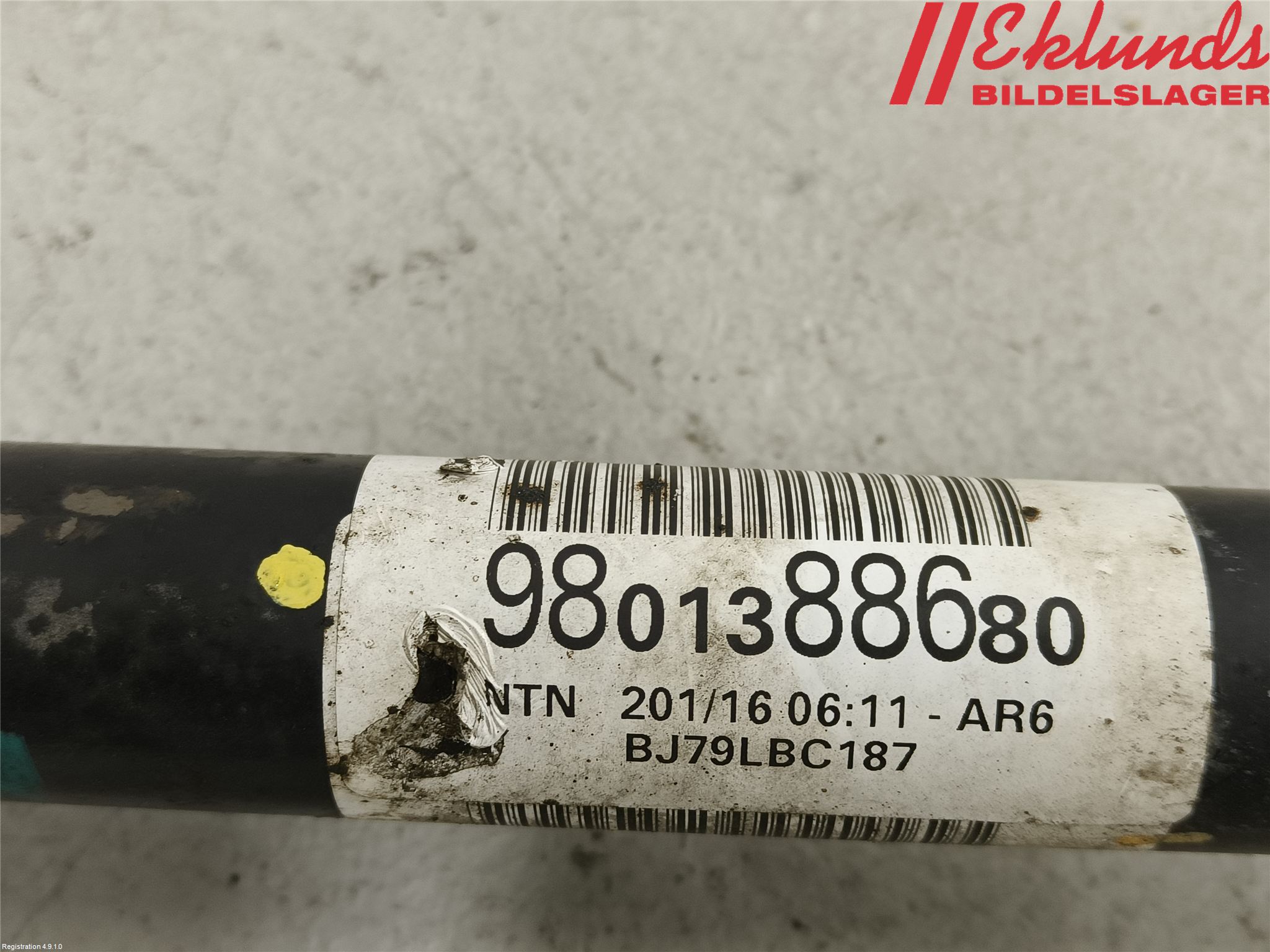 Citroen C3 10-17 Drivaxel Fram Höger