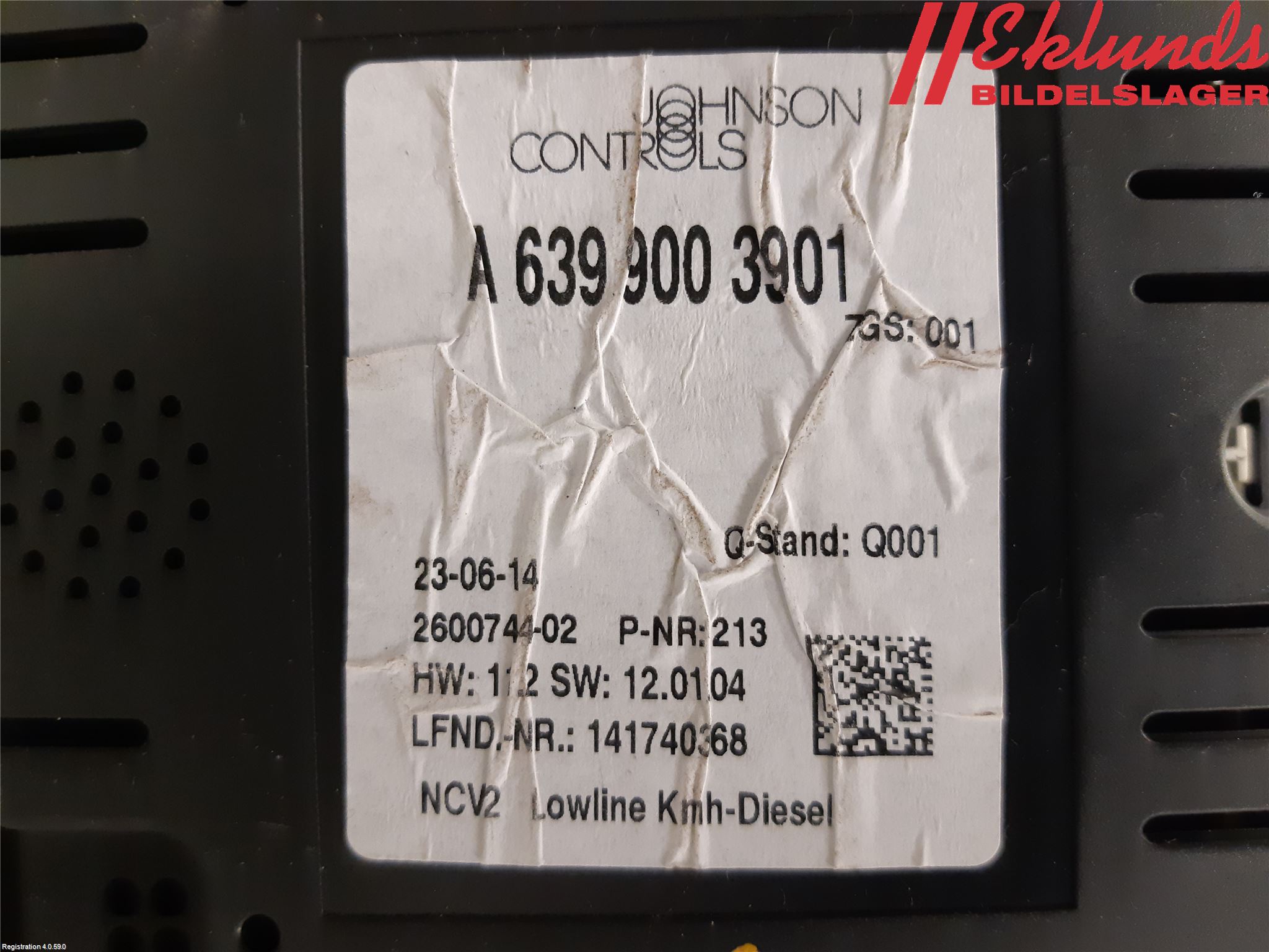 Mercedes-Benz MB VITO/VIANO (W639) 04-14 Instrument Komb
