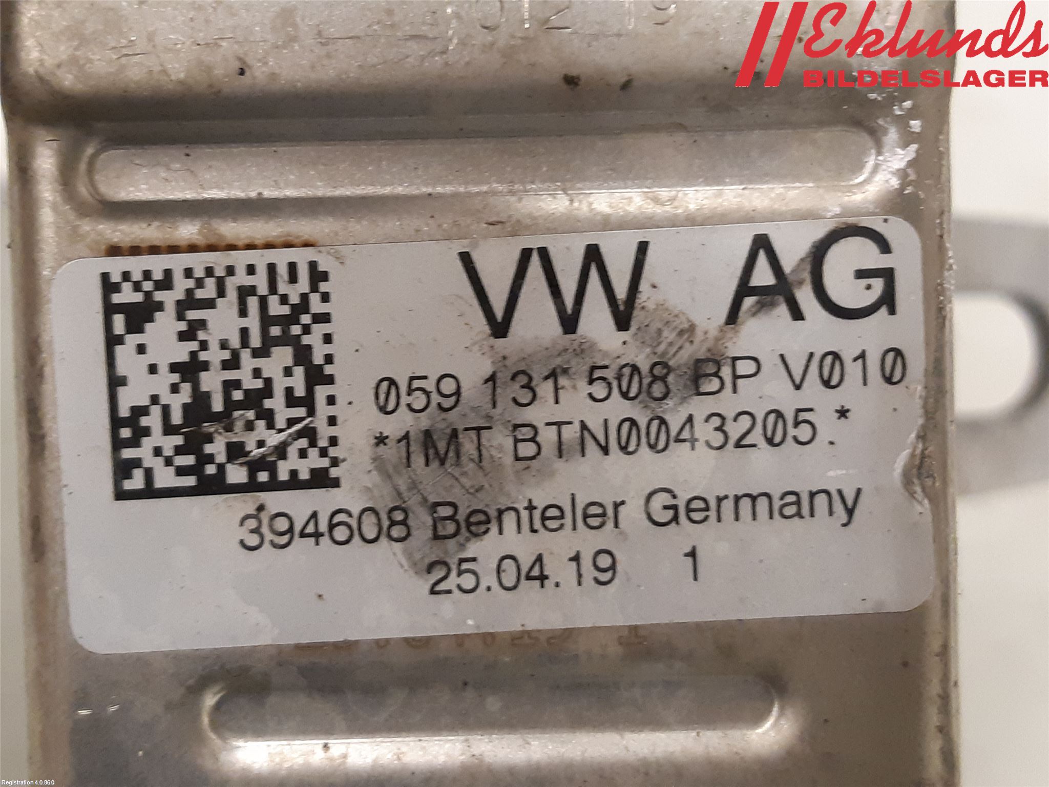 Audi Q7/SQ7 Egr Ventil