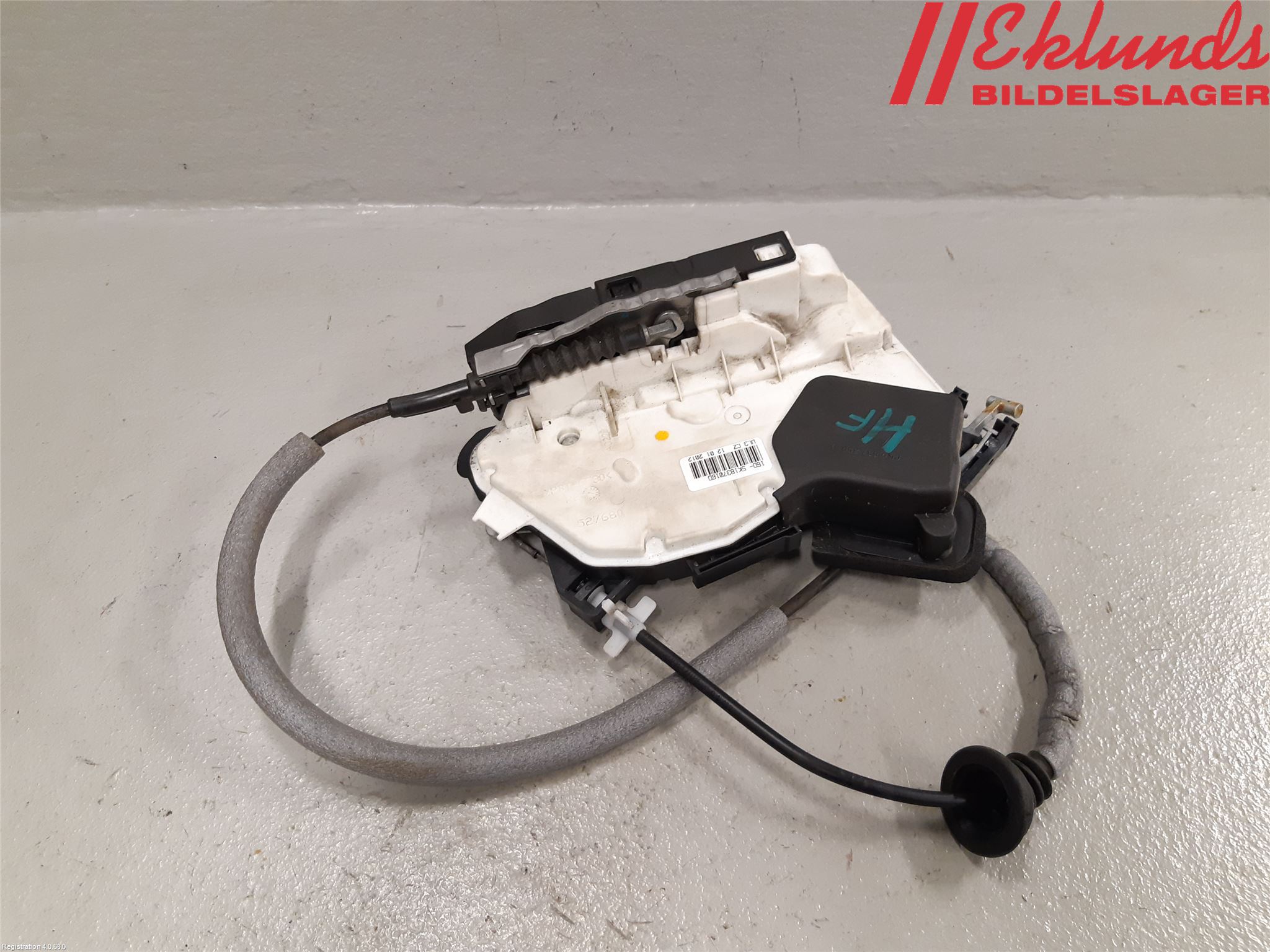 Volkswagen VW POLO 10-17 Låskista-Dörrlås