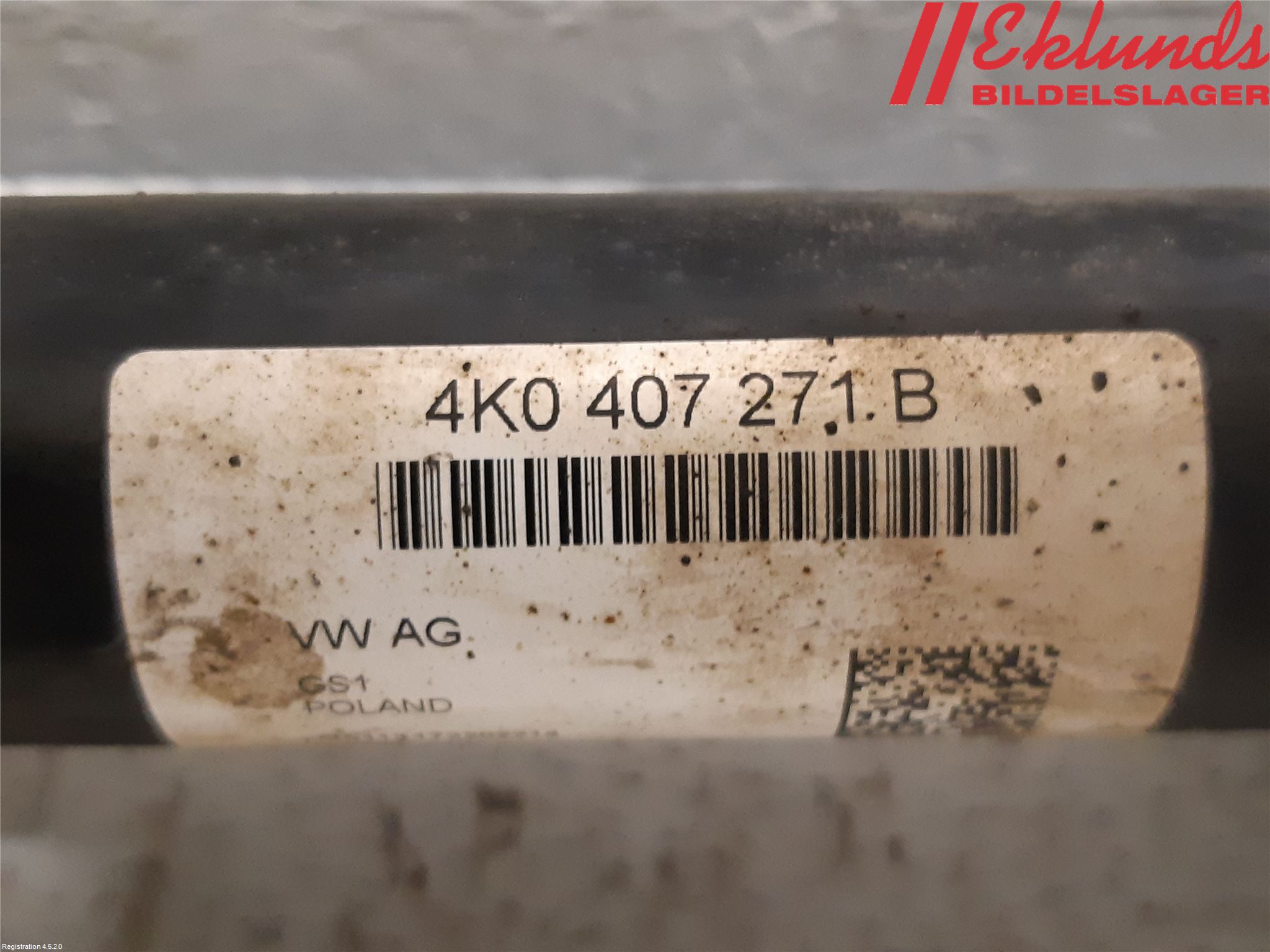 Audi A6 F2/C8 19- Drivaxel Fram Höger