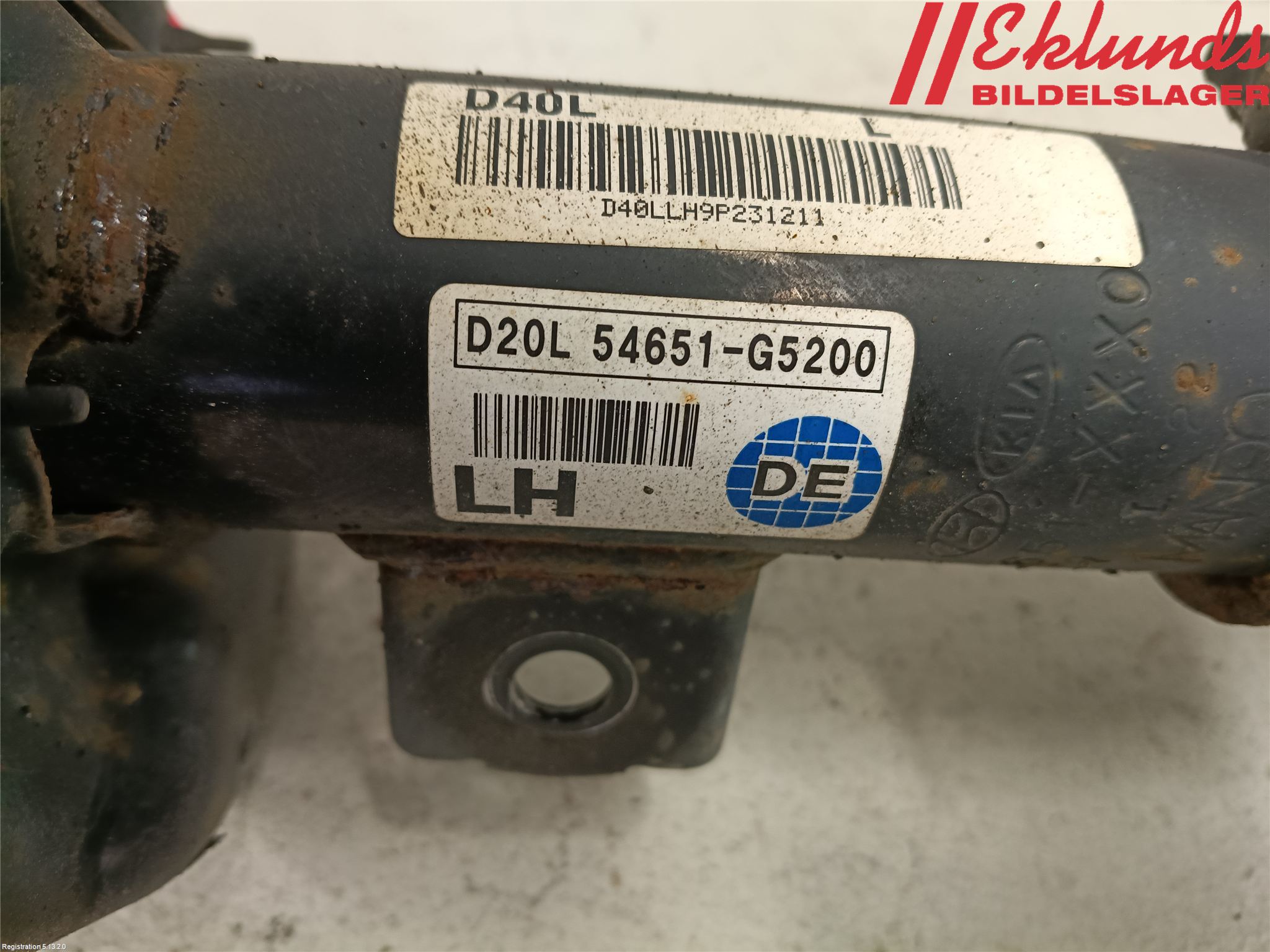 Kia NIRO (DE) 17-22 Fjäderben Fram Vänster