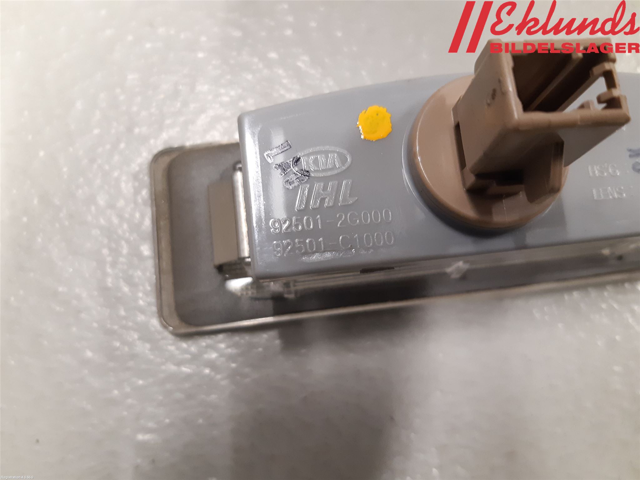 Kia SPORTAGE (QL) 16-21 Skylt Belysning