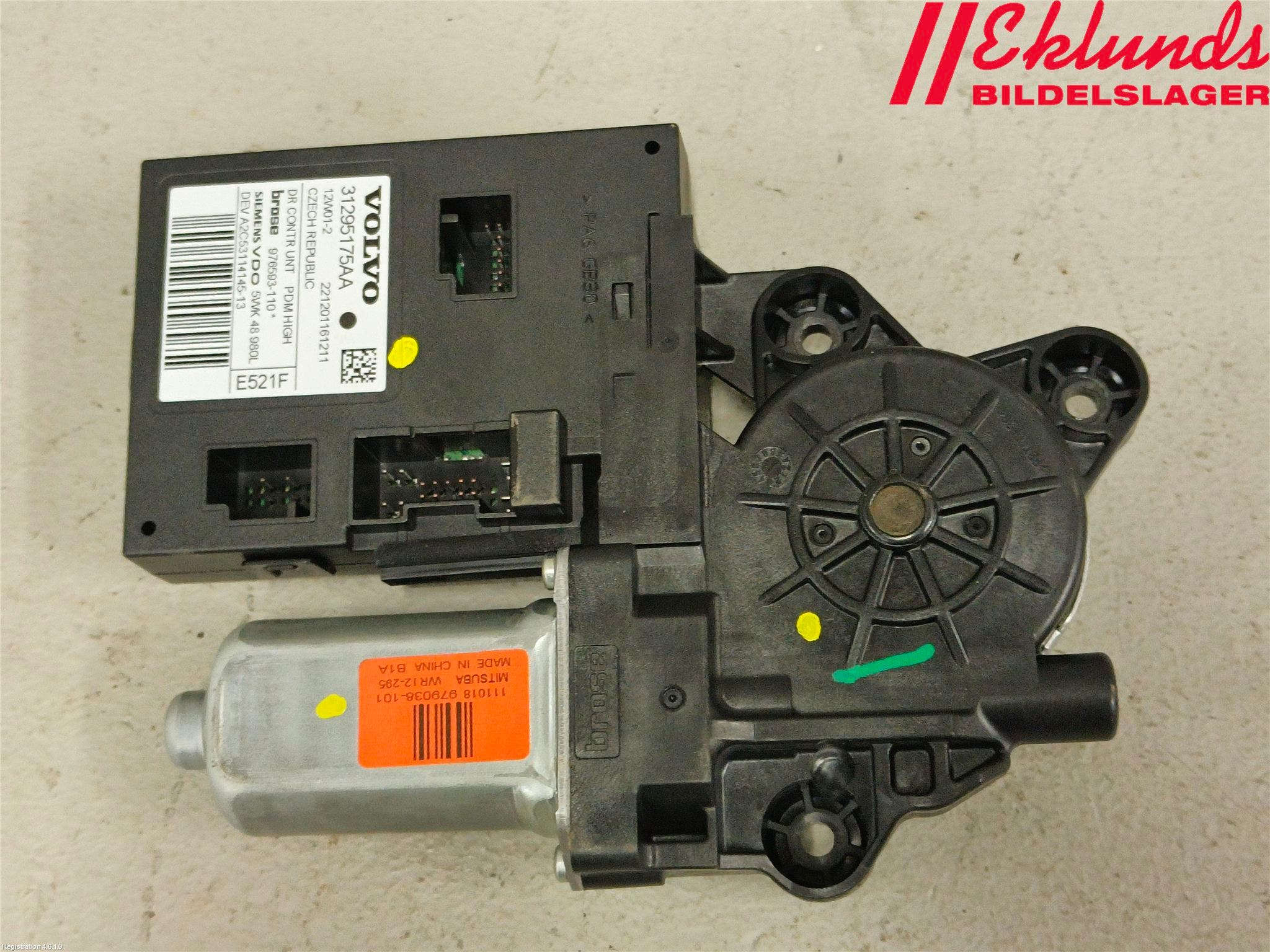 Volvo V50 08-12 Fönsterhissmotor