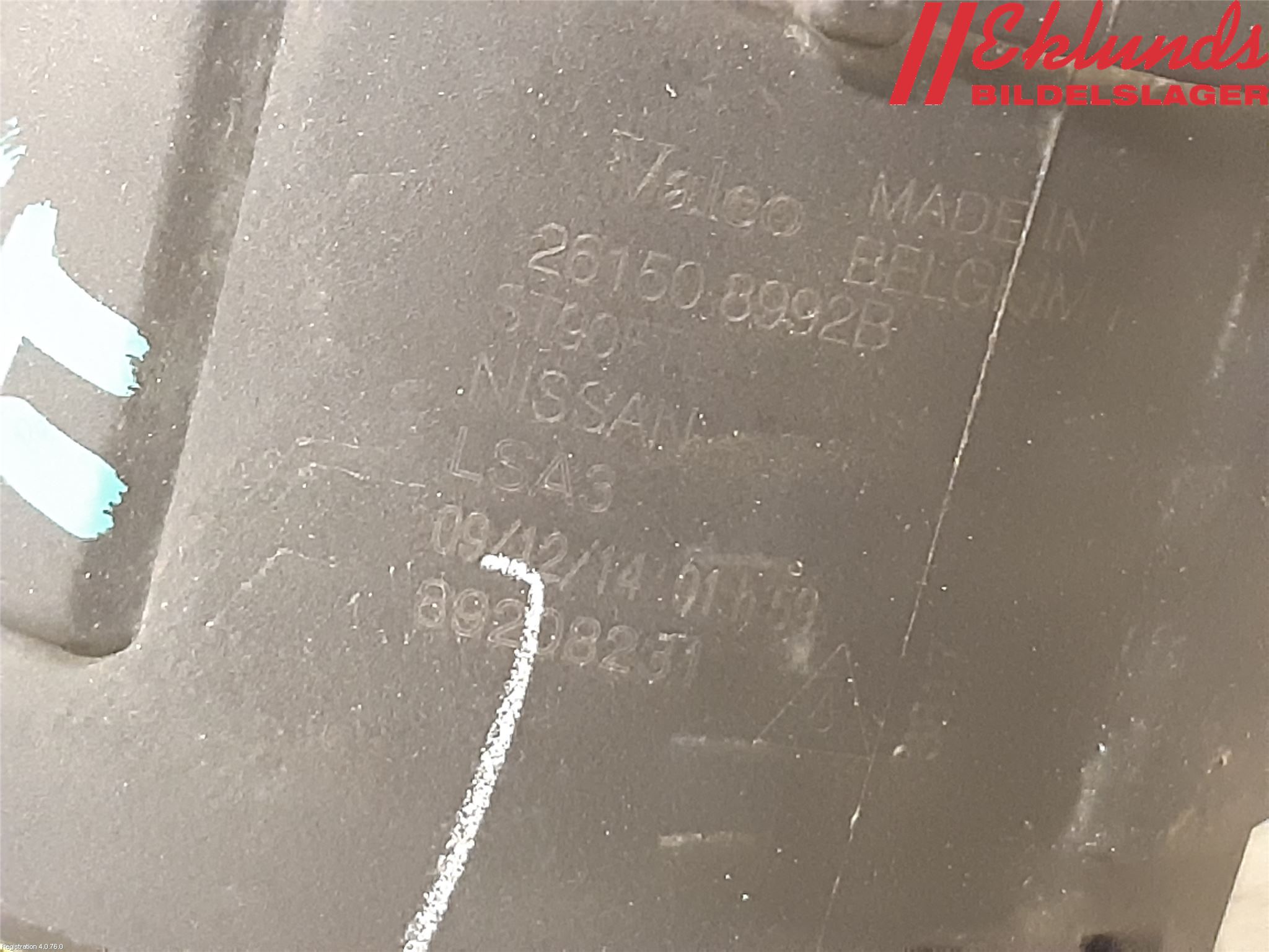 Nissan NV200/NV200 COMBI Dimljus-Varselljus Fram