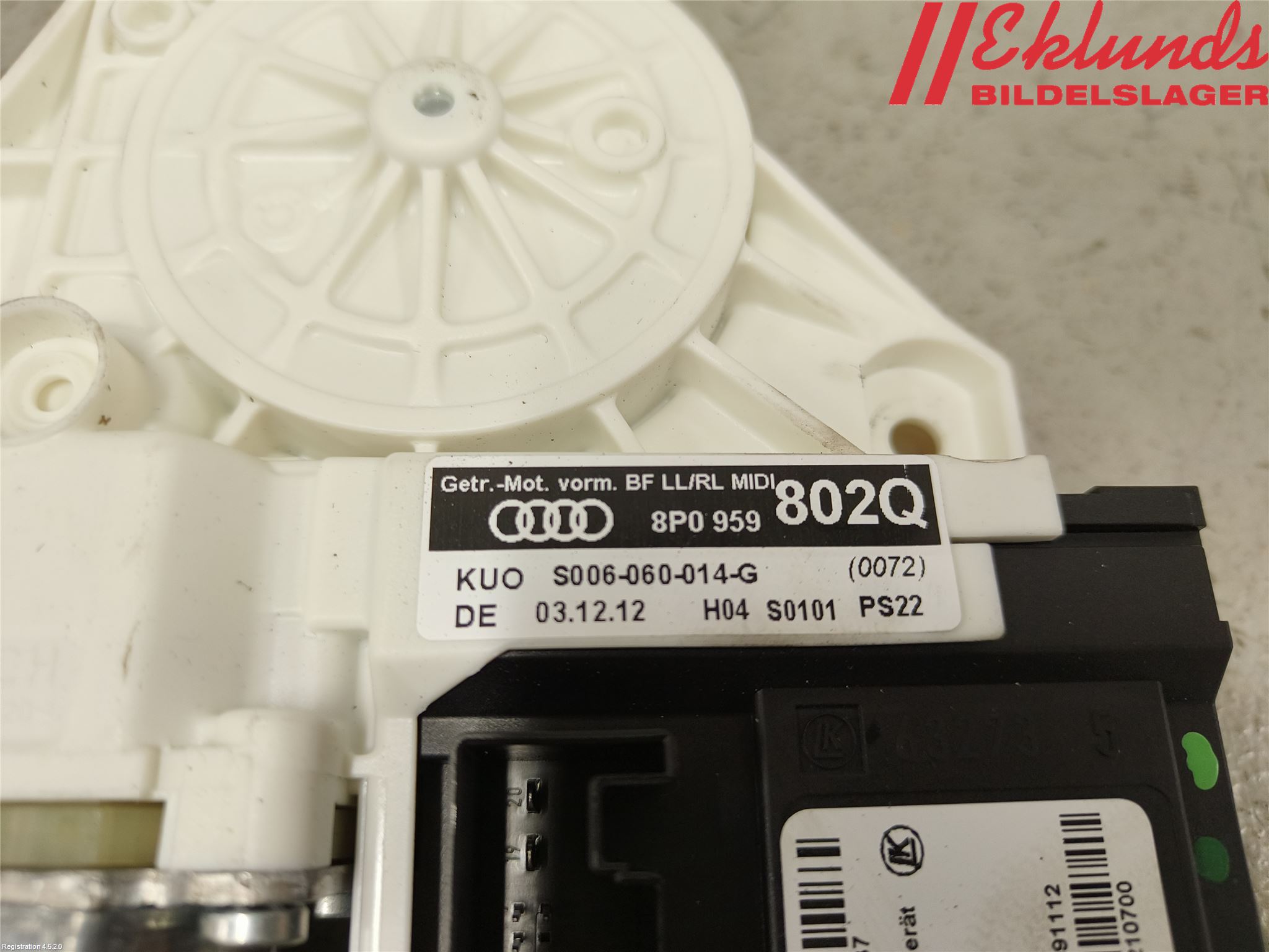 Audi A3/S3 05-13 Fönsterhissmotor