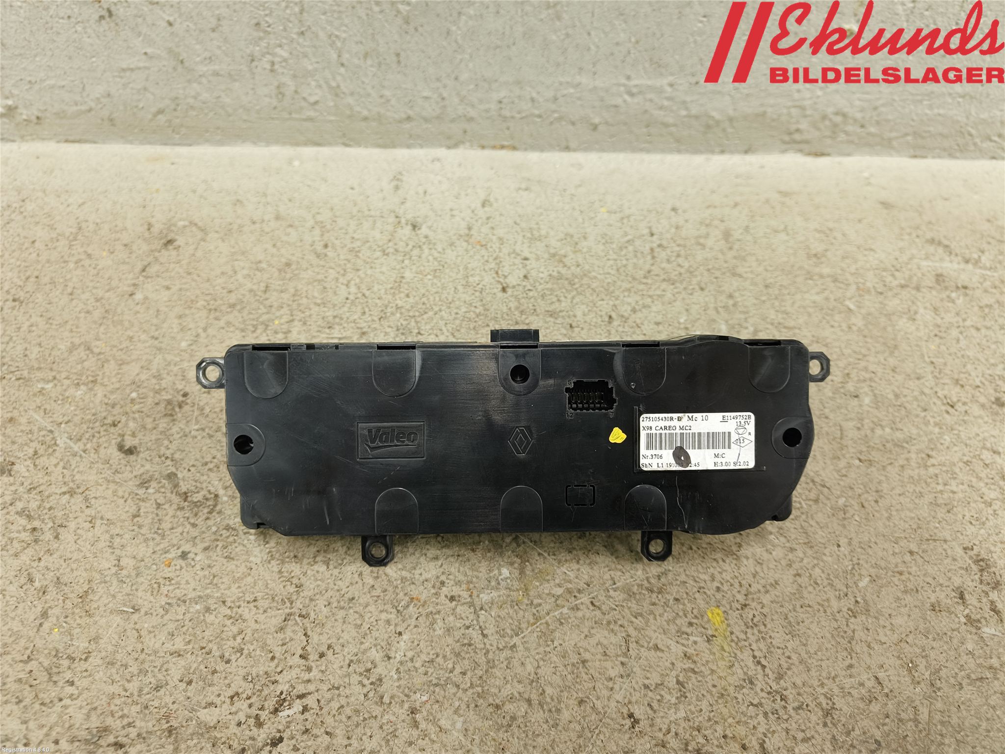 Renault CAPTUR 13-19 Ac Styrenhet Ac Manöveren