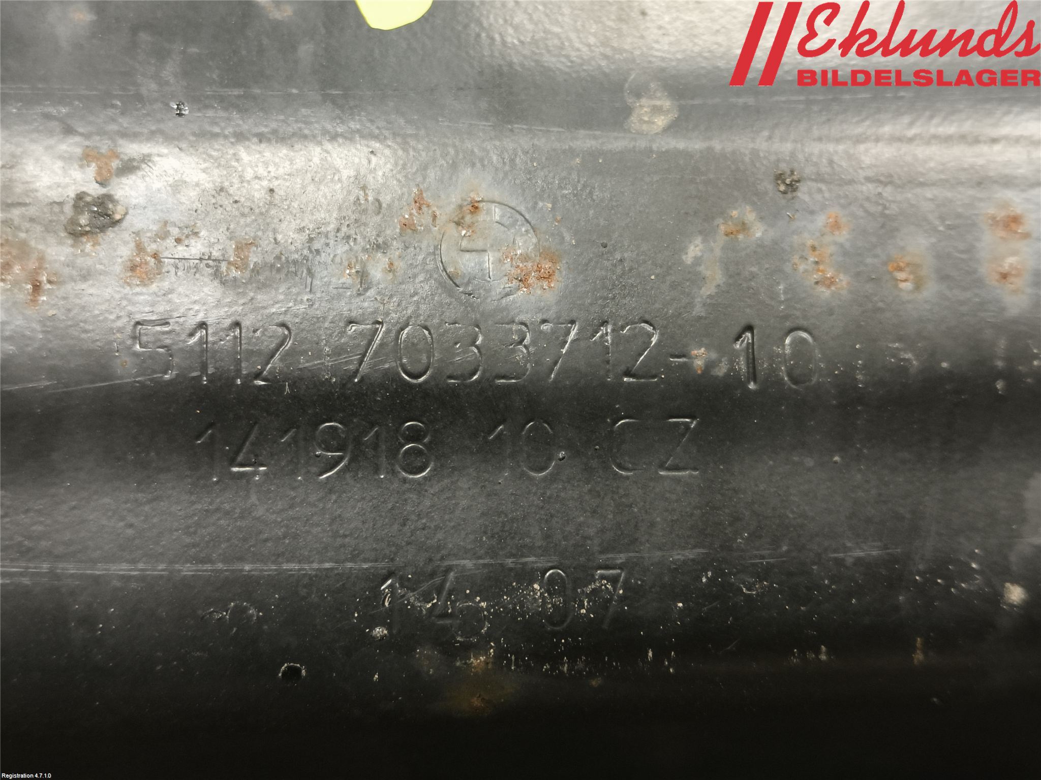 BMW 5 E60/61 Sed/Tou 02-10 Stötfångarbalk Bak