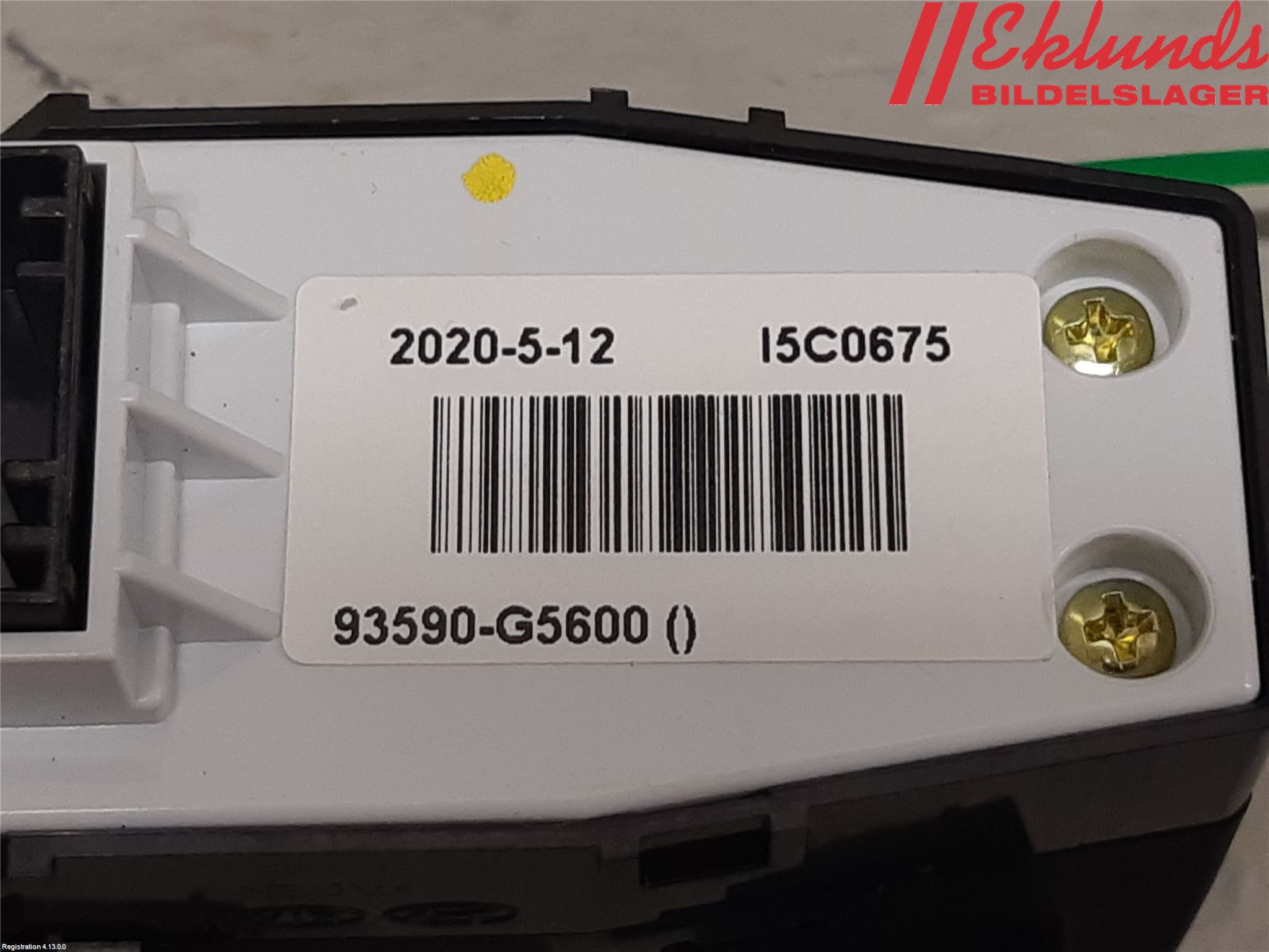 Kia NIRO (DE) 17-22 Strömställare Elhiss