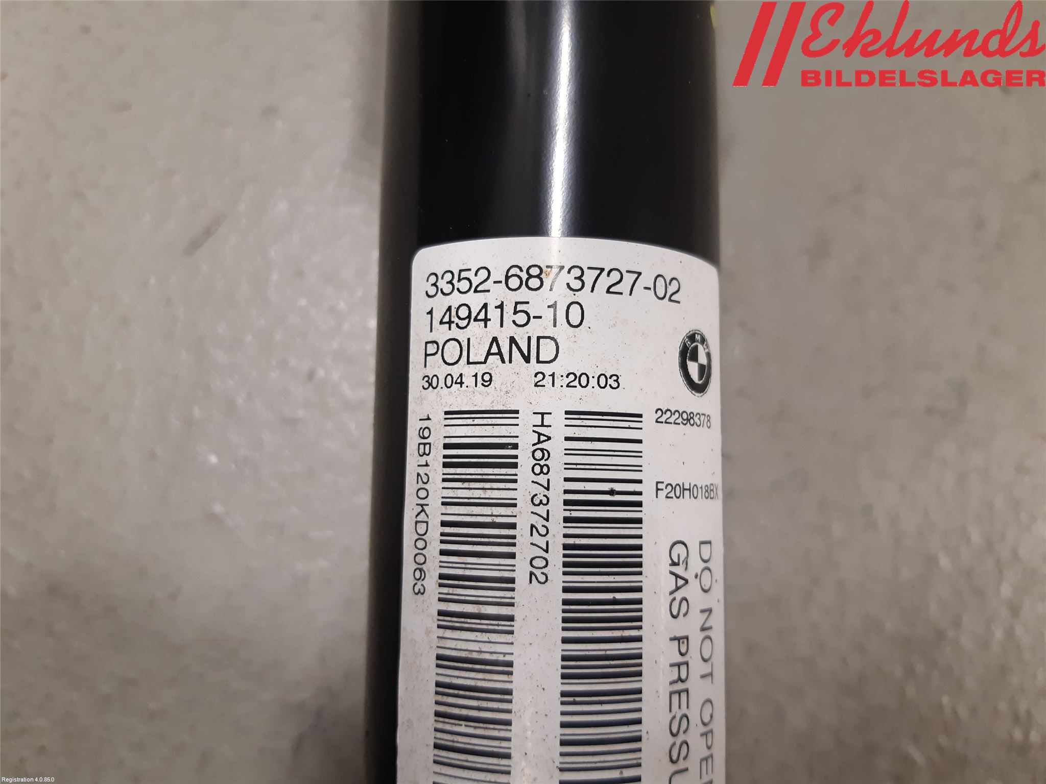 BMW 1 F20/F21 11-19 Stötdämpare Bak