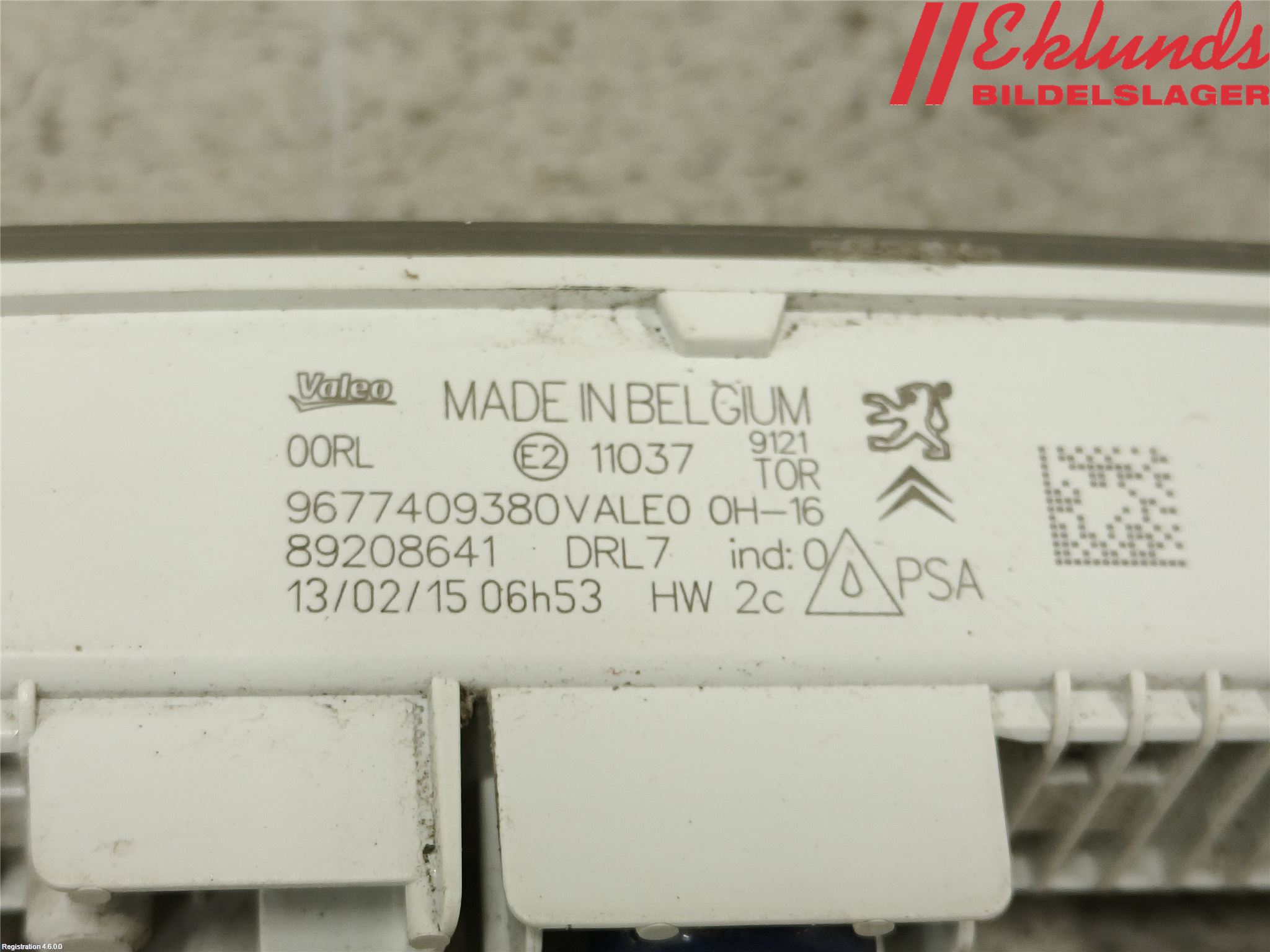 Toyota AYGO 15-21 Positionsljus Fram Hö