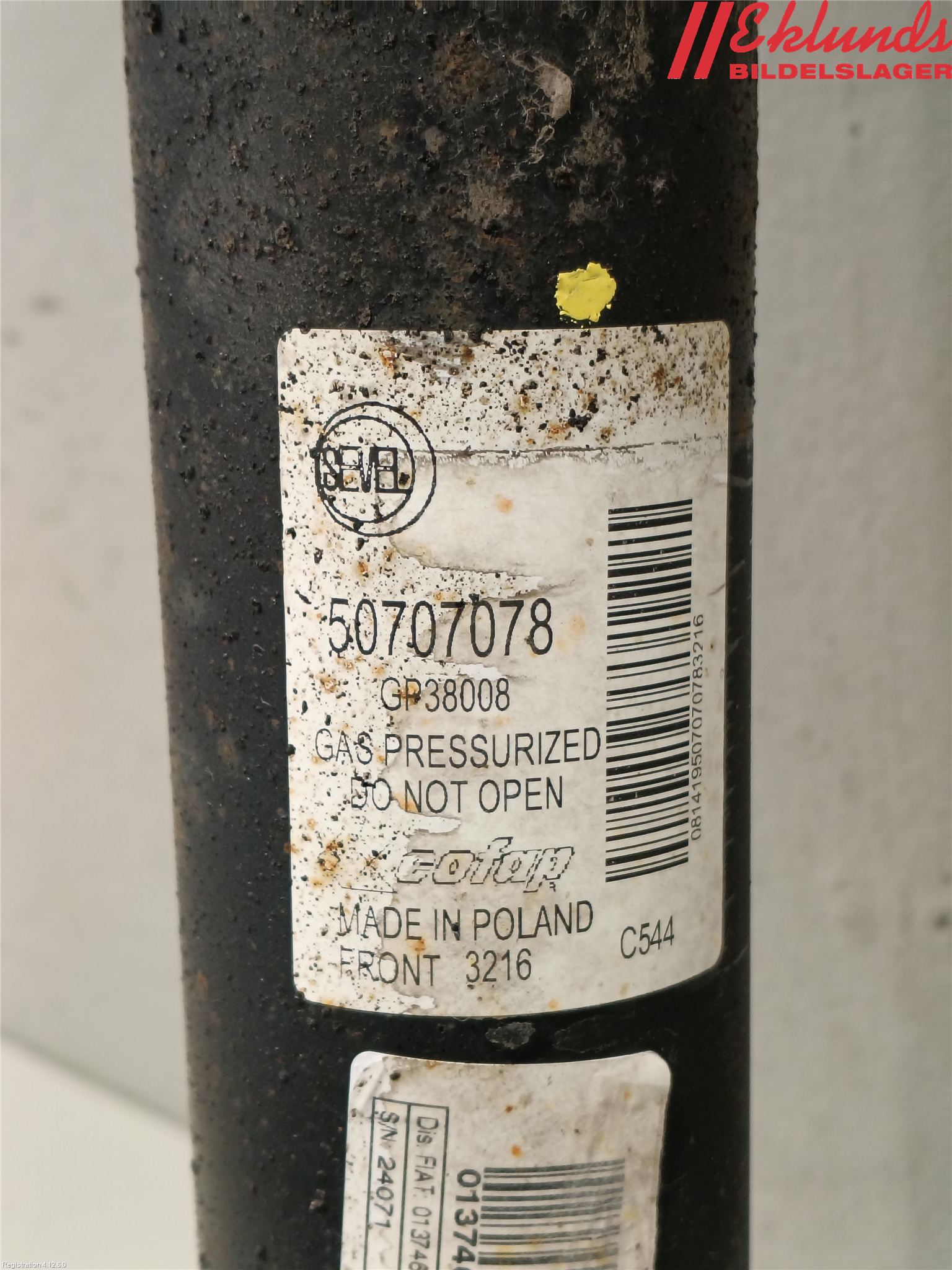 Citroen JUMPER/E-JUMPER 14- Fjäderben Fram Höger