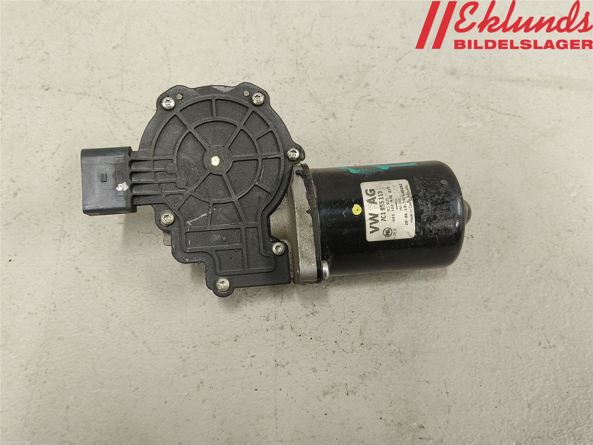 Volkswagen VW CRAFTER II / E-CRAFTER 17- Torkarmotor Vindruta