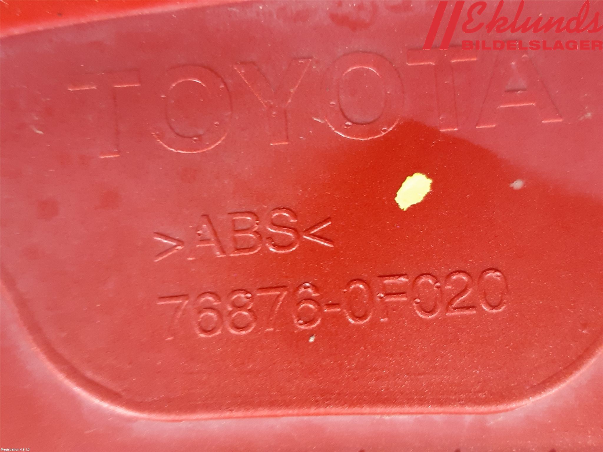 Toyota VERSO 09-18 Spoiler Baklucka