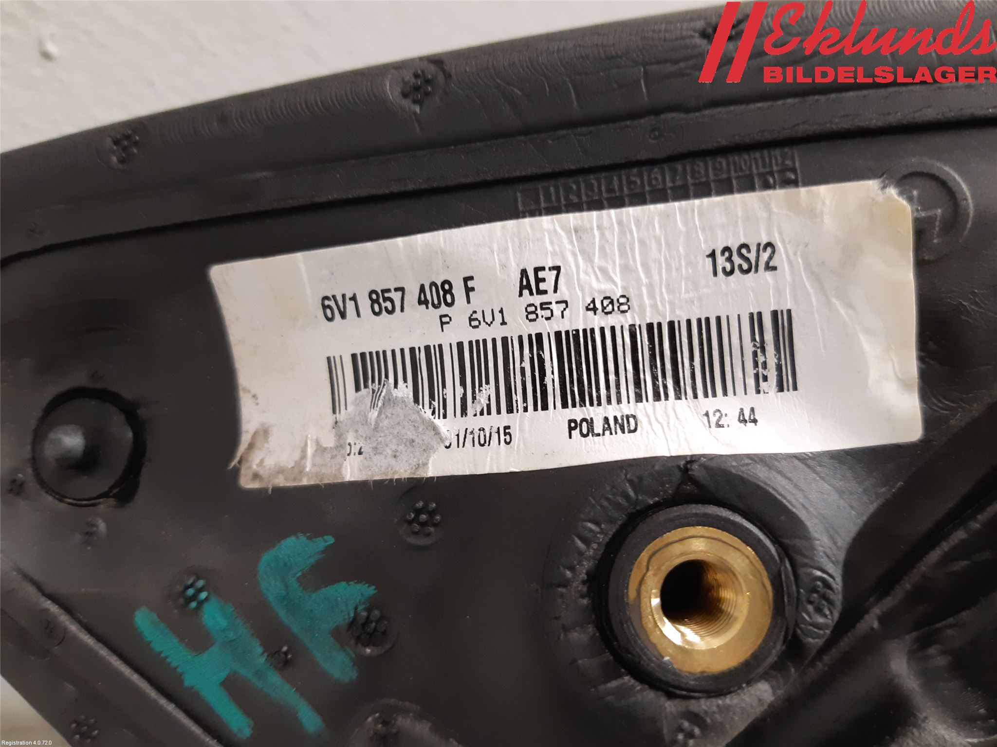 Skoda FABIA 15-21 Spegel Yttre El Hö