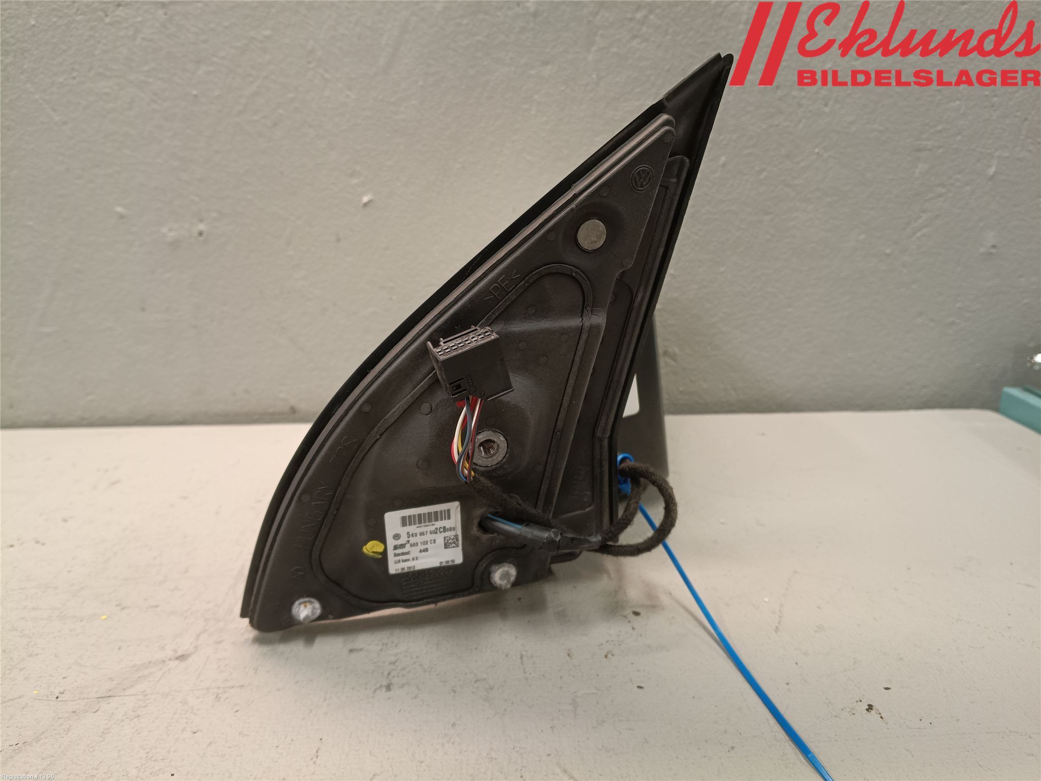 Volkswagen VW GOLF VI 09-13 Spegel Yttre El Hö