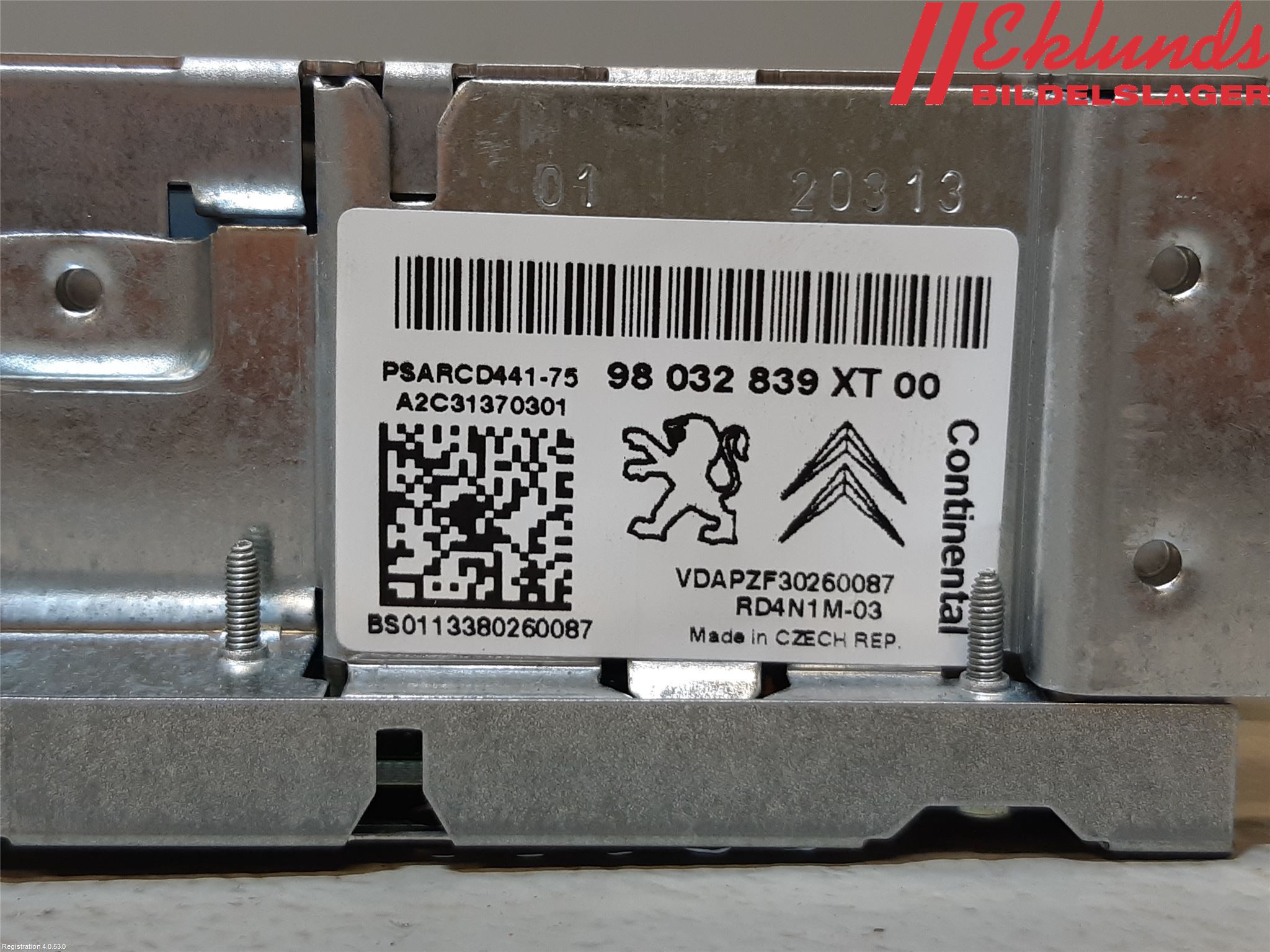 Citroen DS3 Cd Radio - Multimediapanel