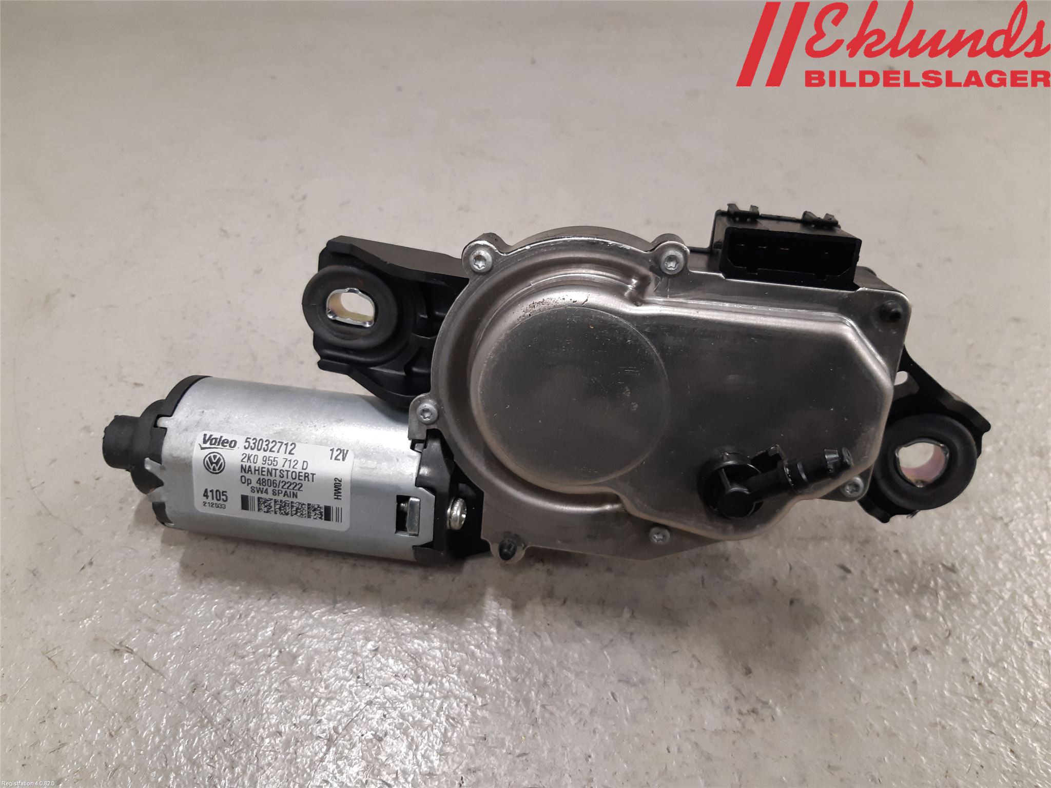 Volkswagen VW CADDY 11-15 Torkarmotor Baklucka