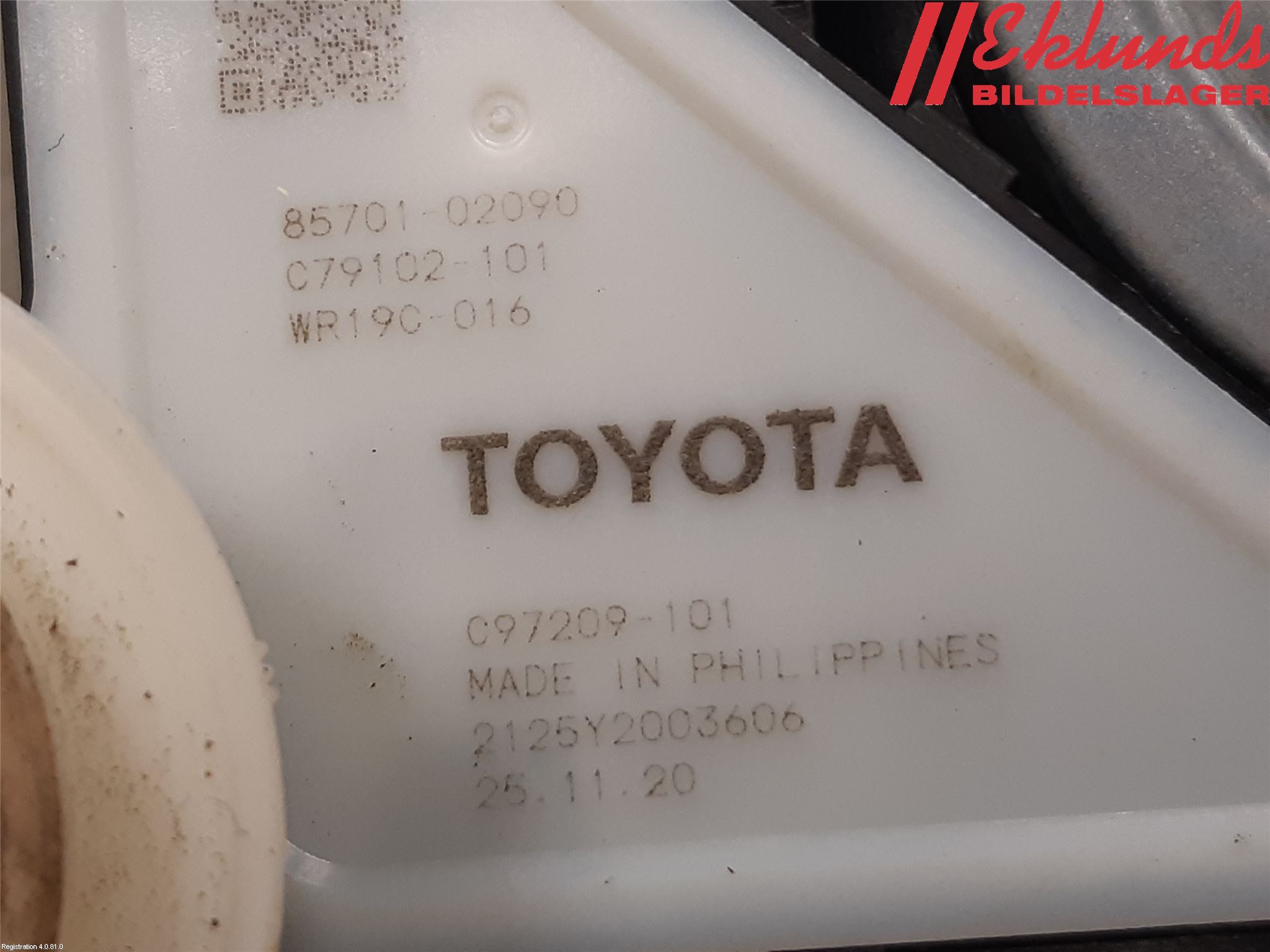 Toyota COROLLA 19- Fönsterhiss El Kompl