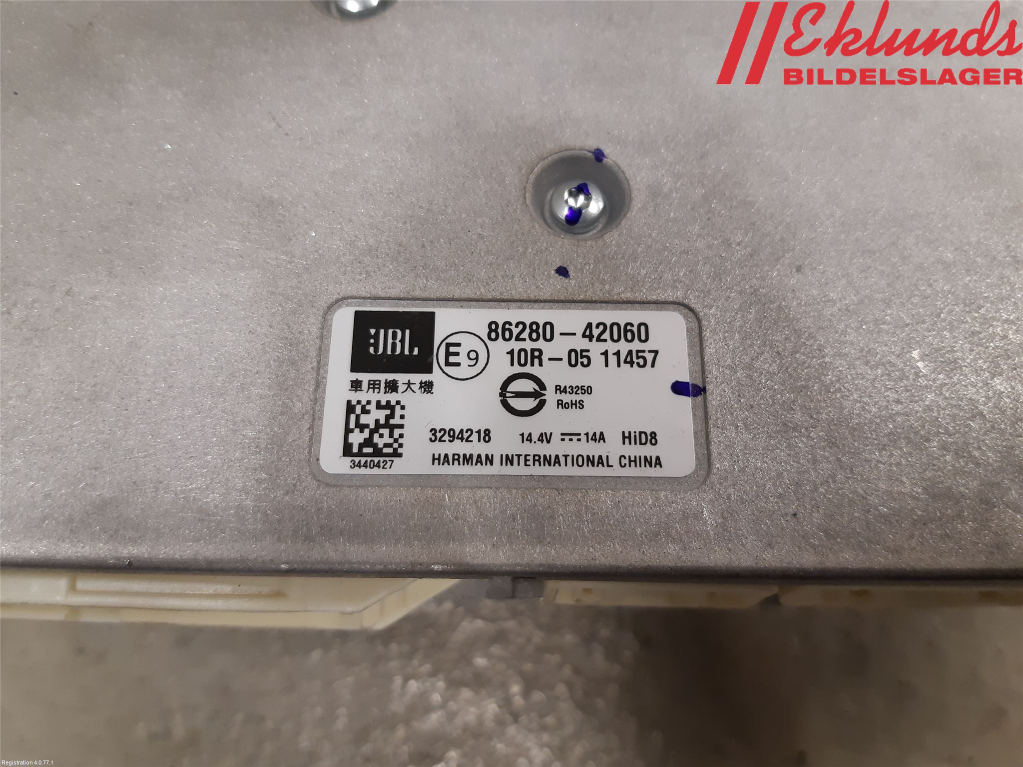 Toyota RAV4 19- Radio-Stereo Förstärkare