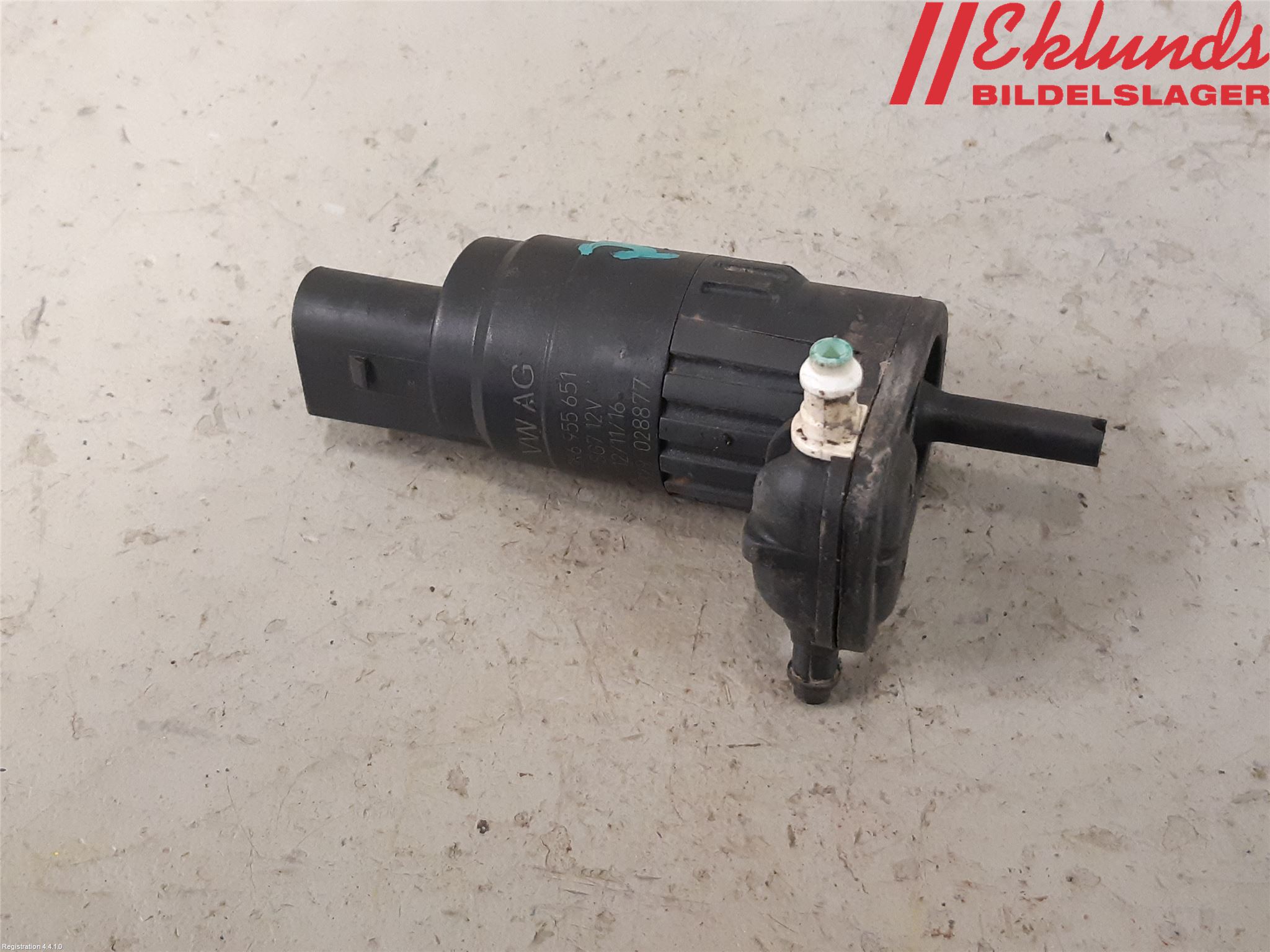 Volkswagen VW GOLF / E-GOLF VII 13-20 Spolarpump Vindruta