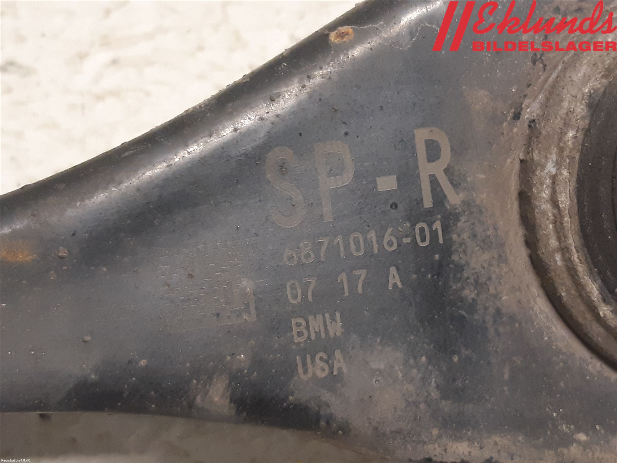 BMW X3 G01 18- Bärarm Bak Höger